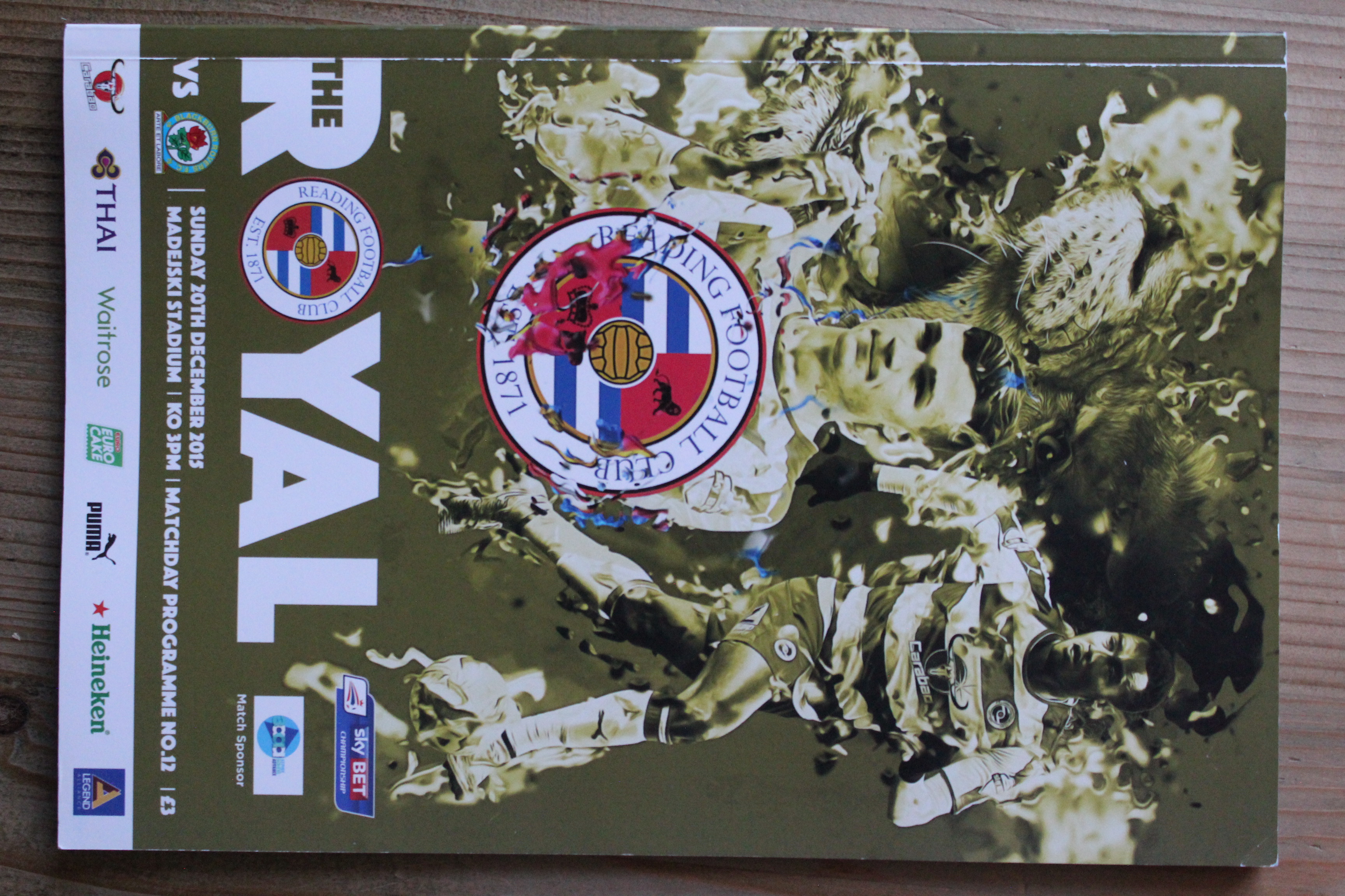 Reading FC v Blackburn Rovers FC