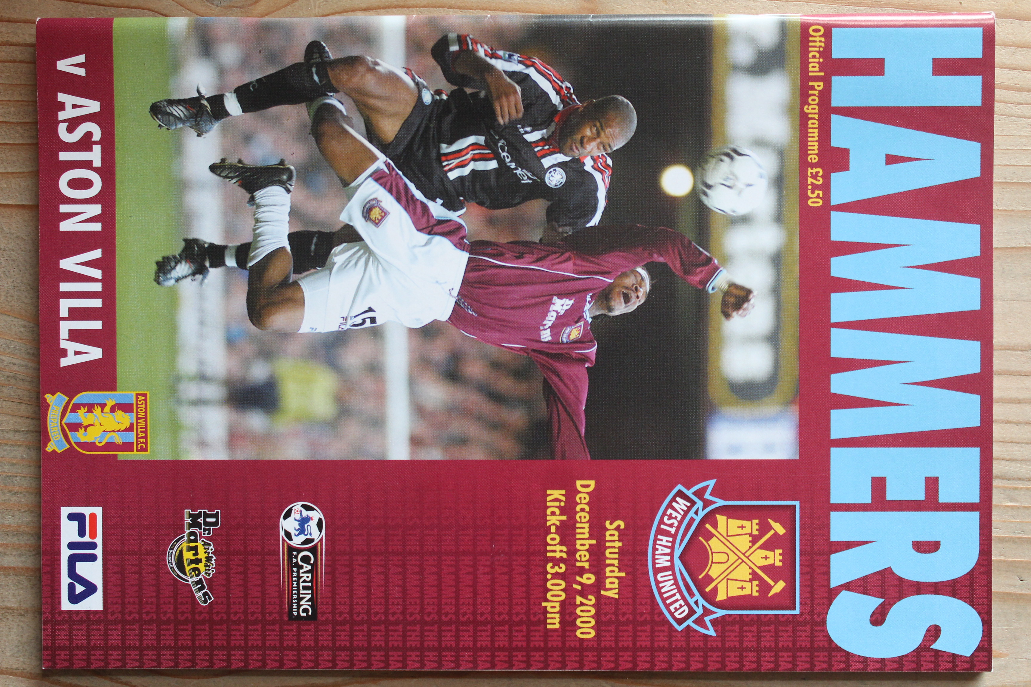 West Ham United FC v Aston Villa FC
