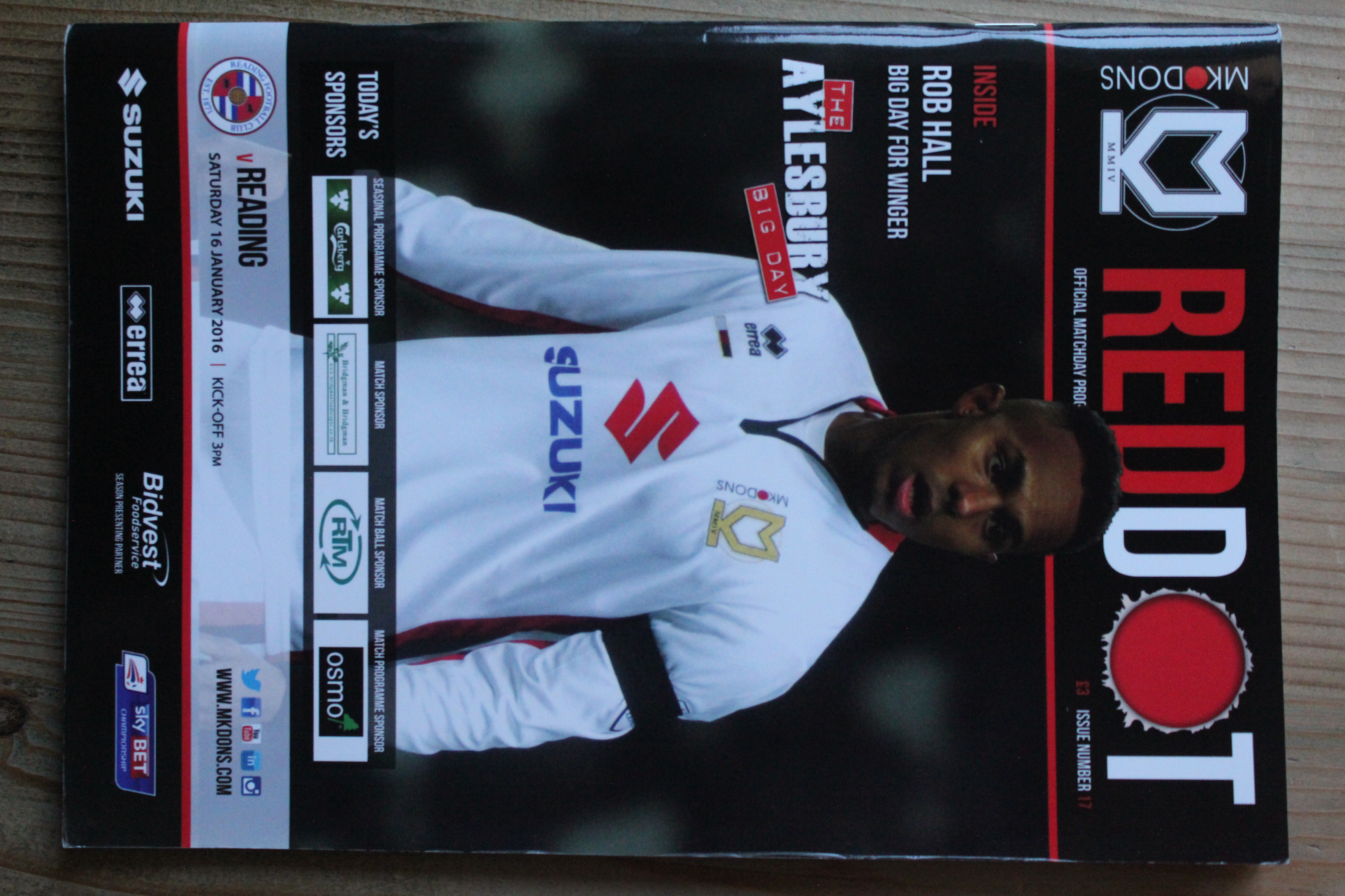 MK Dons (Milton Keynes Dons) v Reading FC