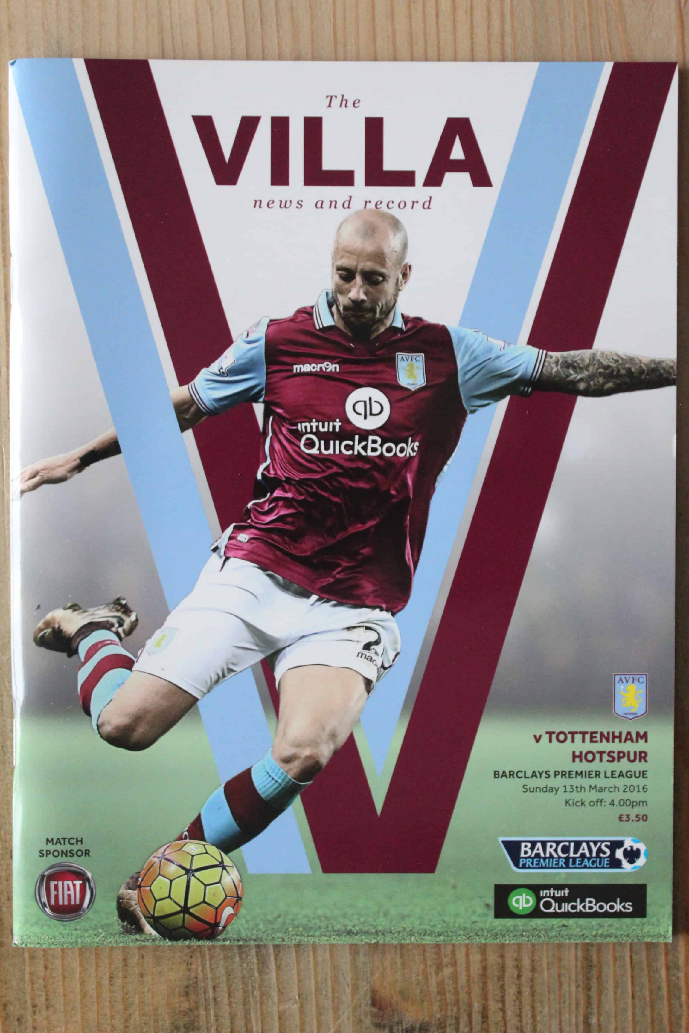 Aston Villa FC v Tottenham Hotspur FC