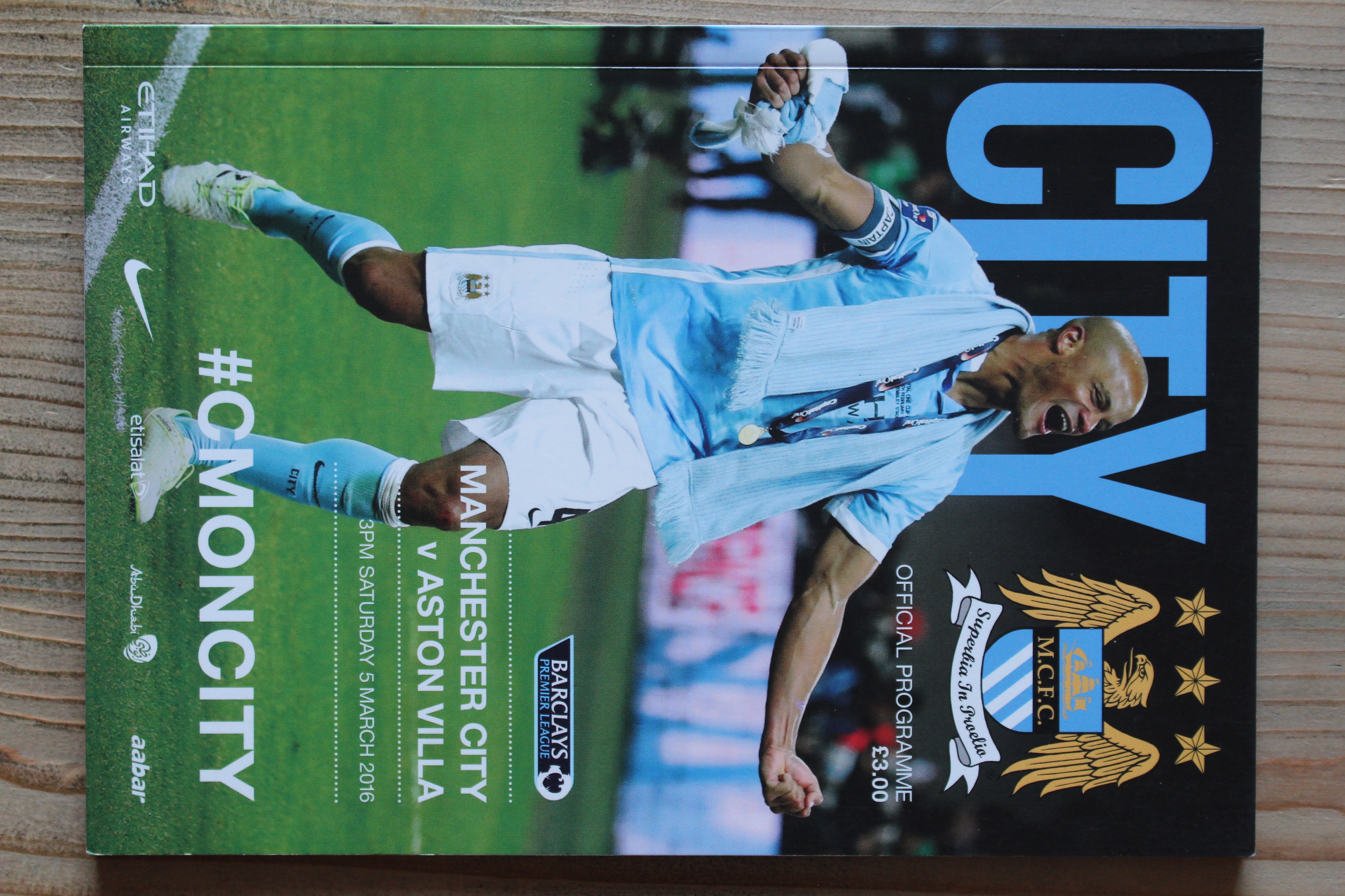 Manchester City FC v Aston Villa FC