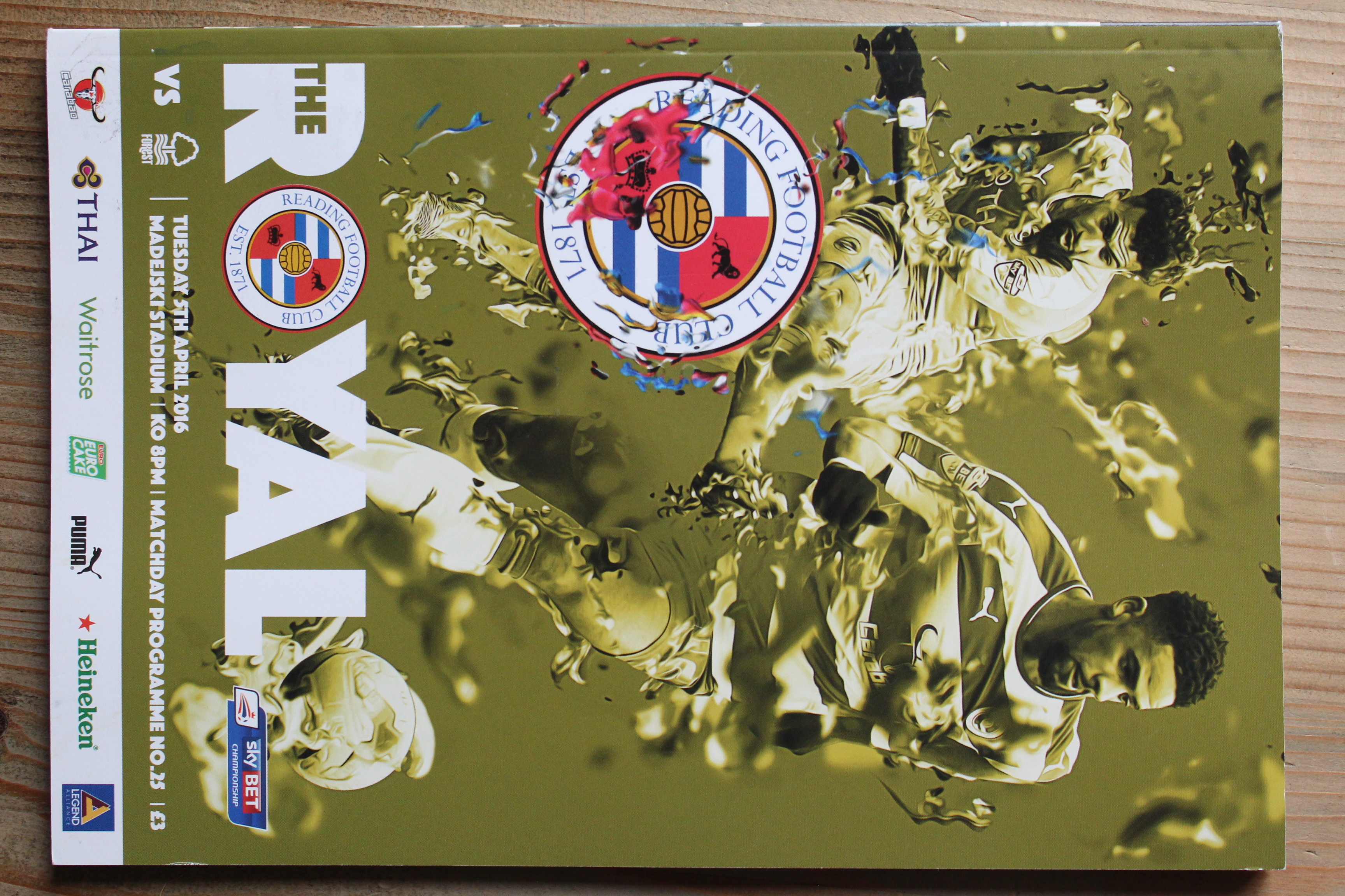 Reading FC v Nottingham Forest FC