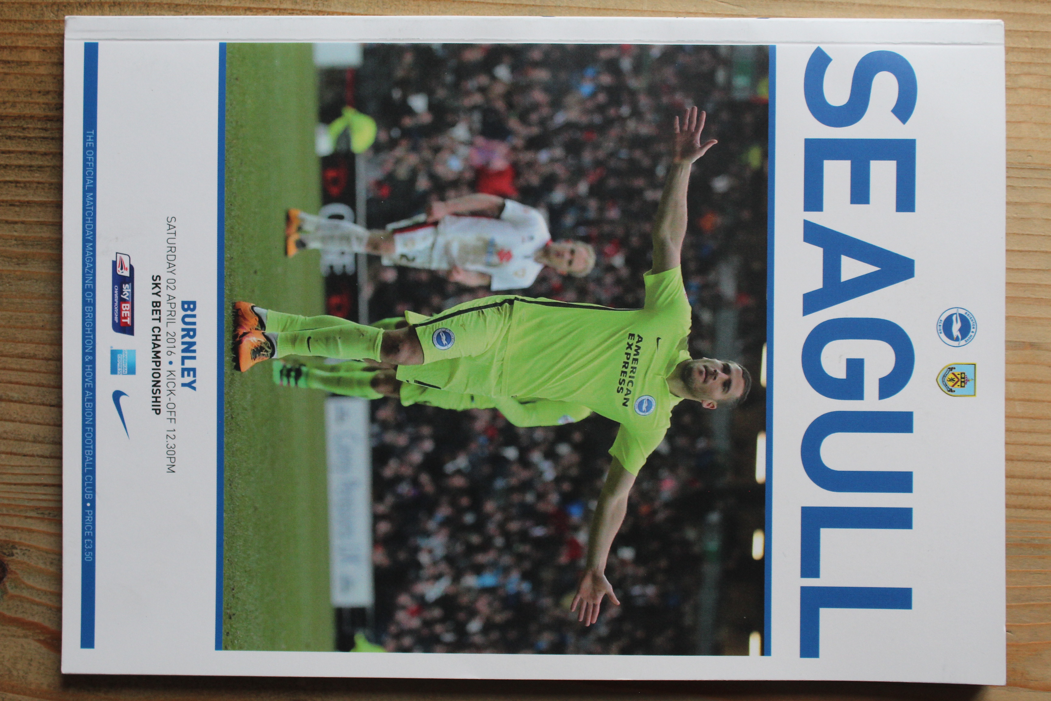 Brighton & Hove Albion FC v Burnley FC