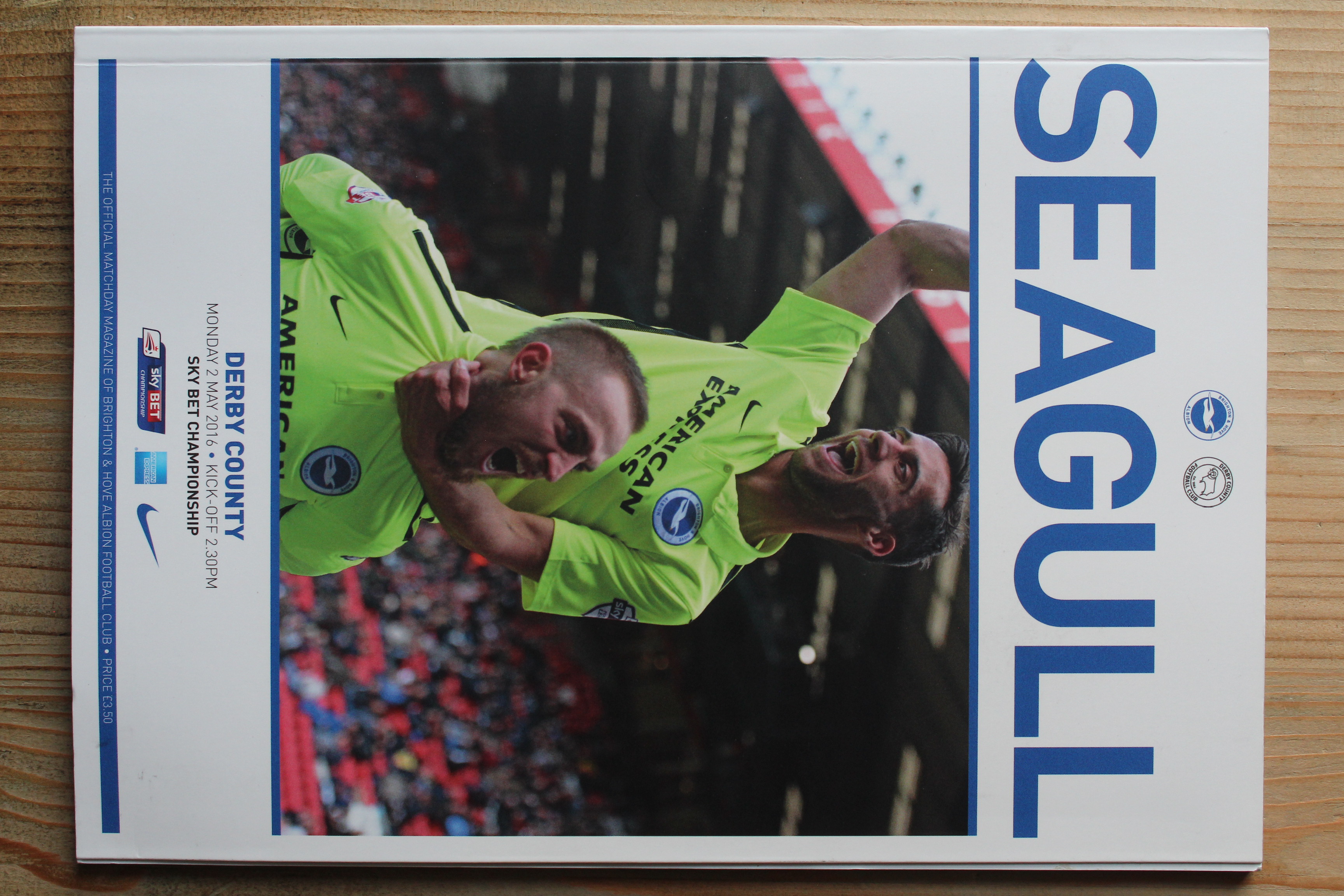 Brighton & Hove Albion FC v Derby County FC