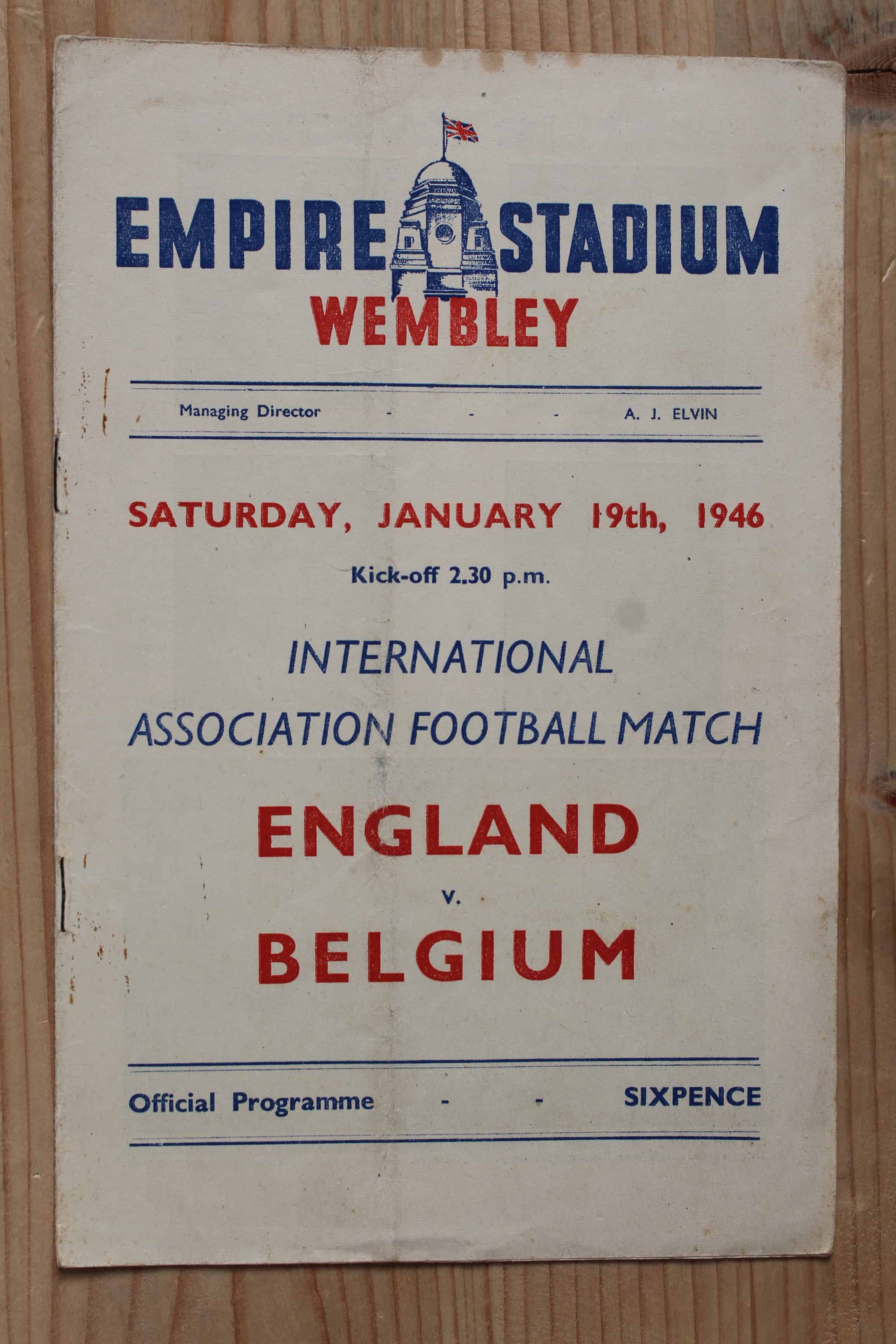 England v Belgium