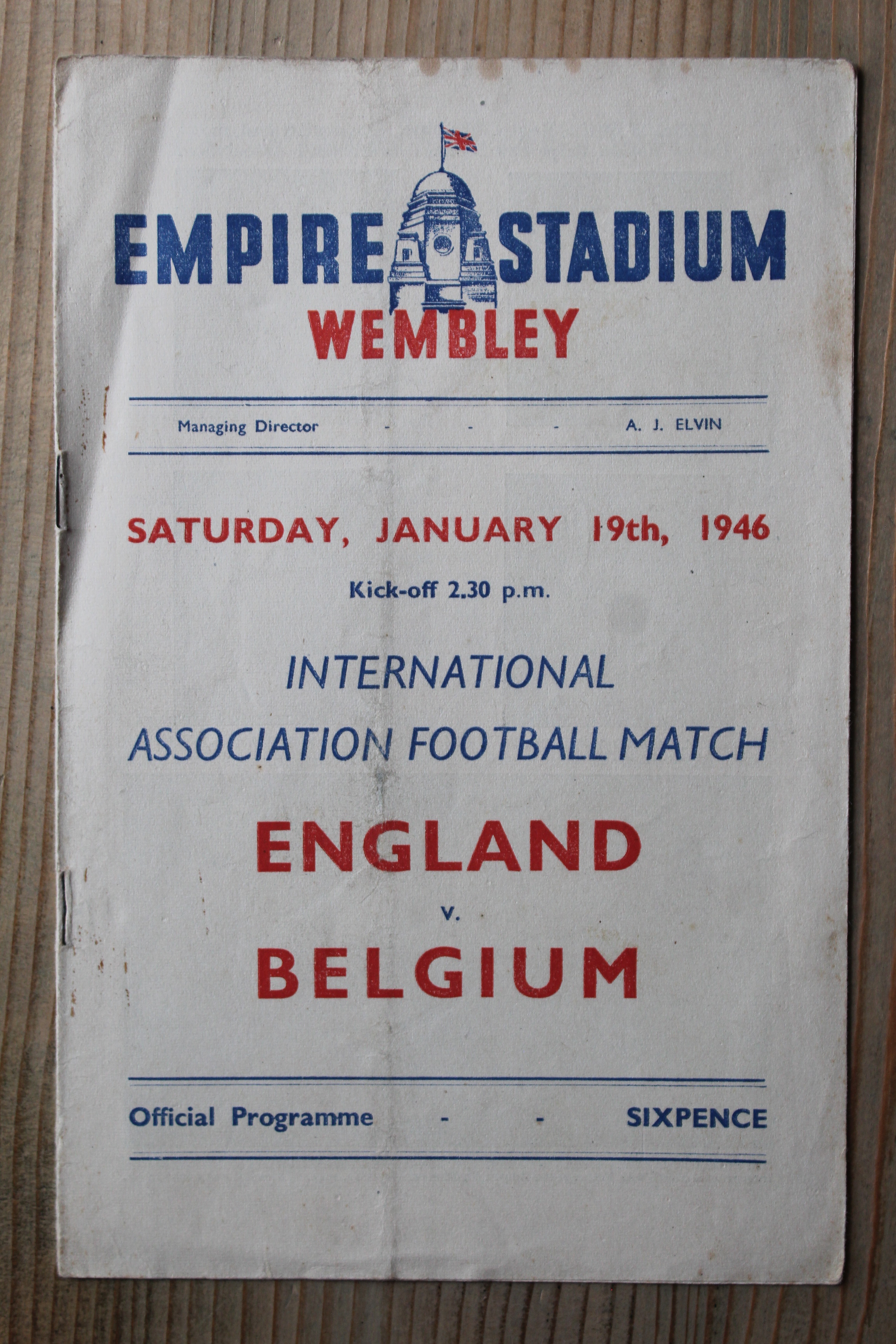 England v Belgium