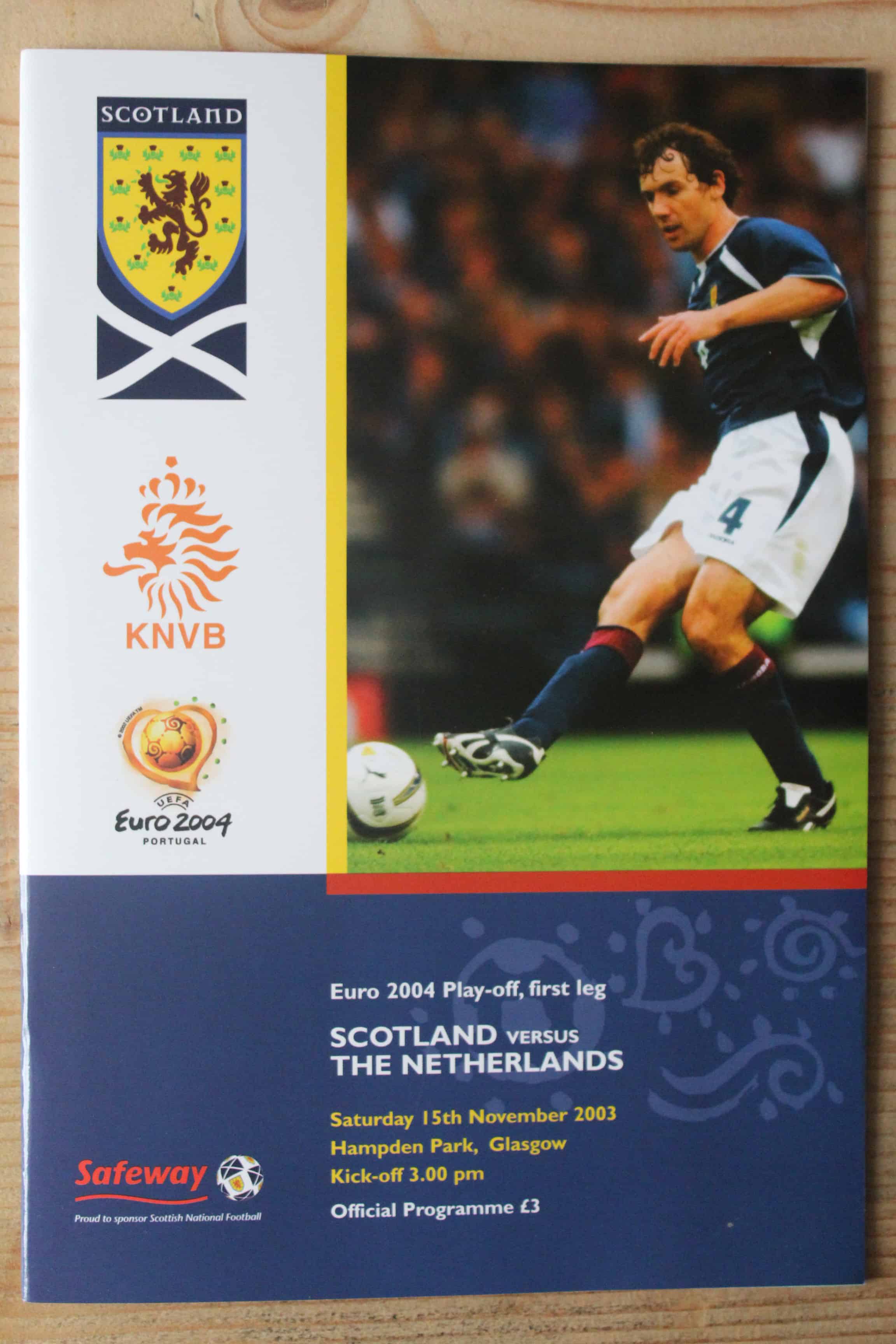 Scotland v Netherlands (Holland)