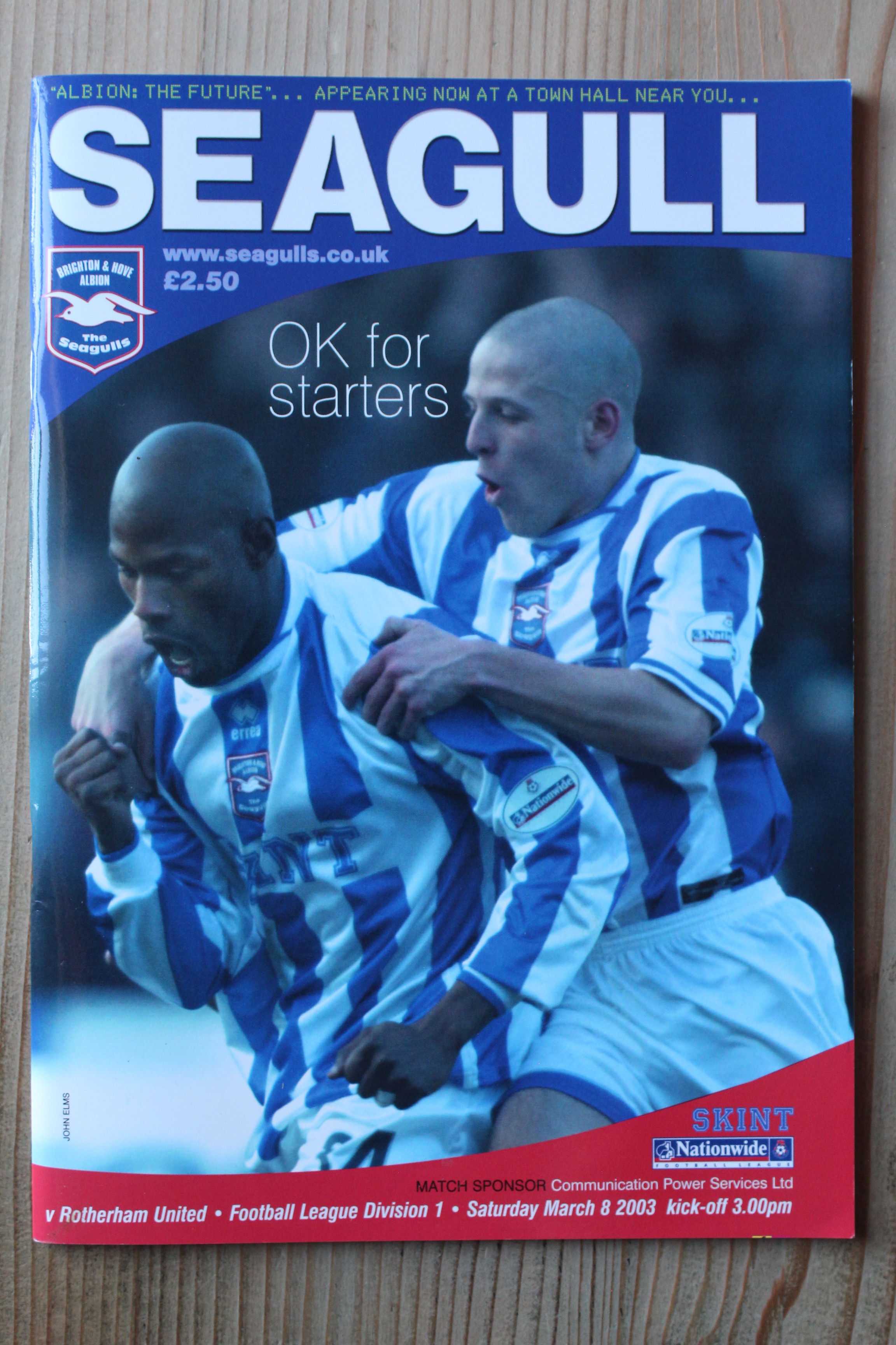 Brighton & Hove Albion FC v Rotherham United FC