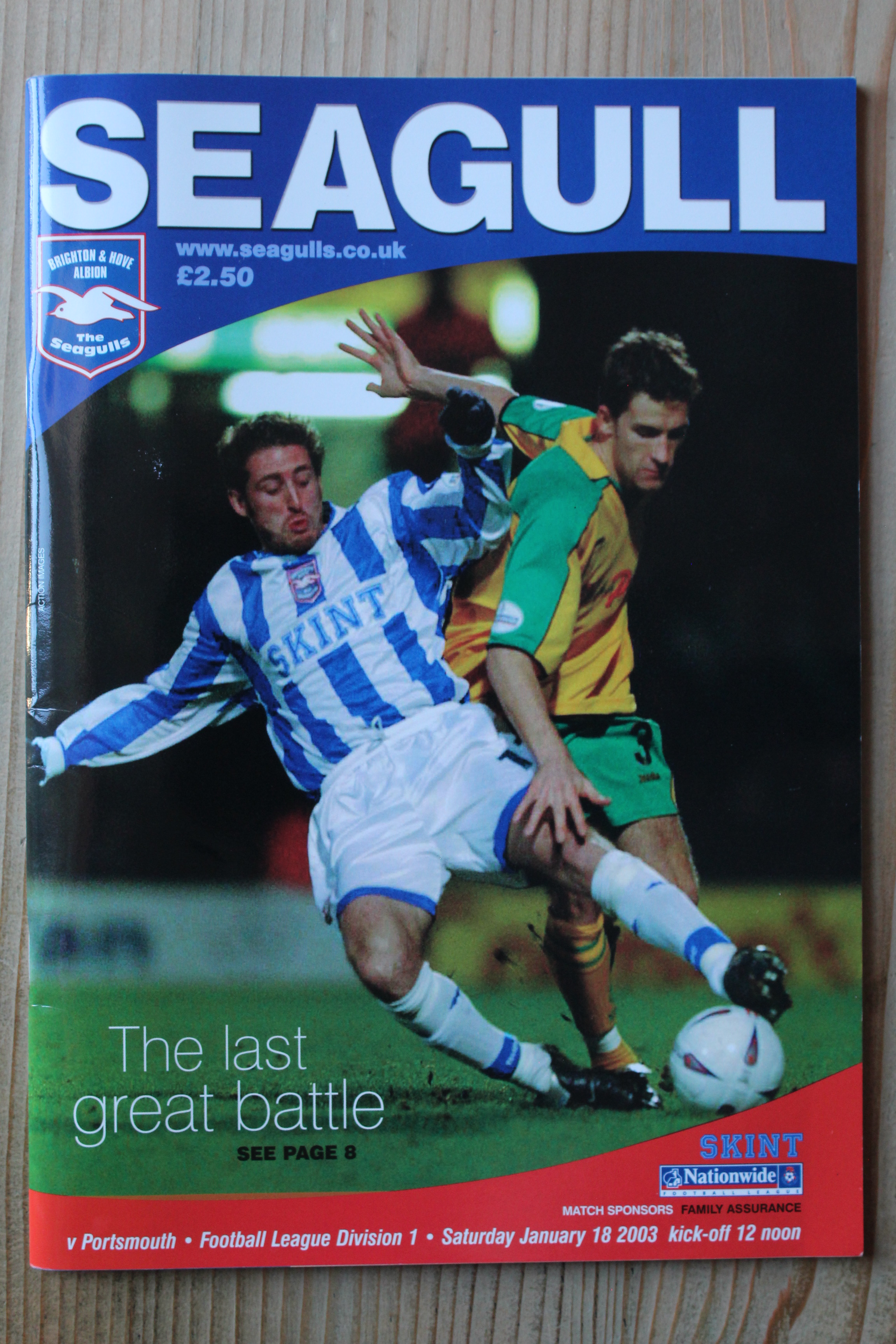 Brighton & Hove Albion FC v Portsmouth FC