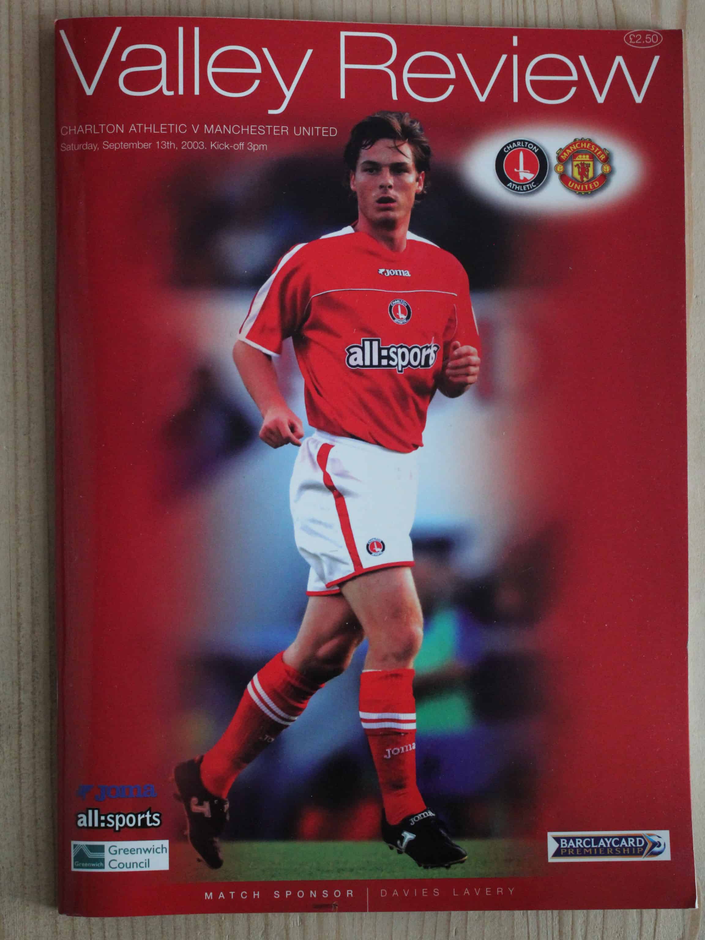 Charlton Athletic FC v Manchester United FC