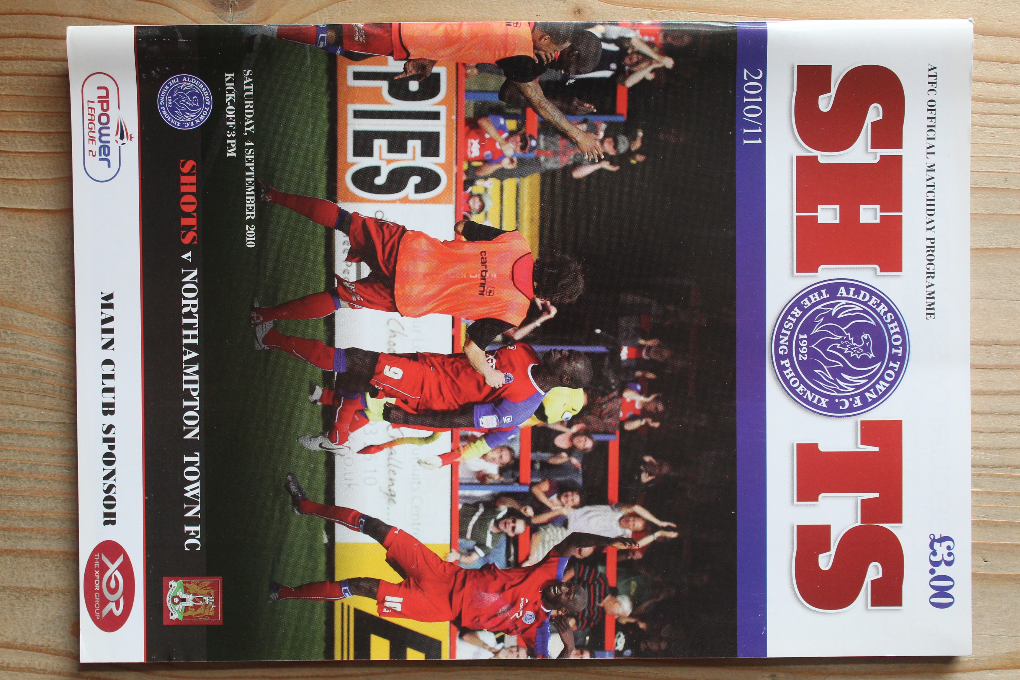 Aldershot Town F.C v Northampton Town FC