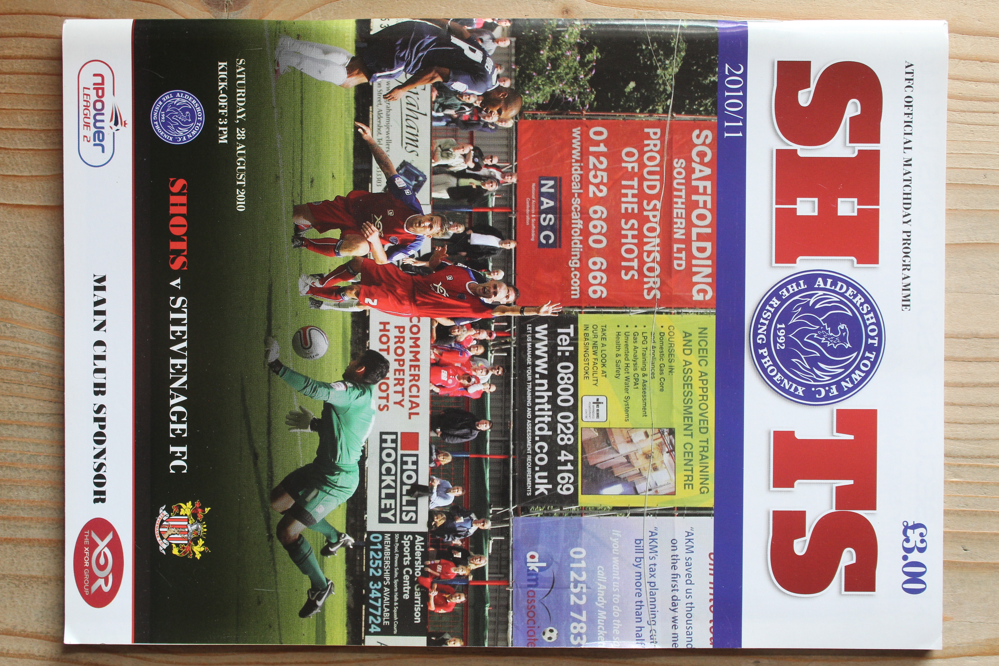 Aldershot Town F.C v Stevenage Borough FC