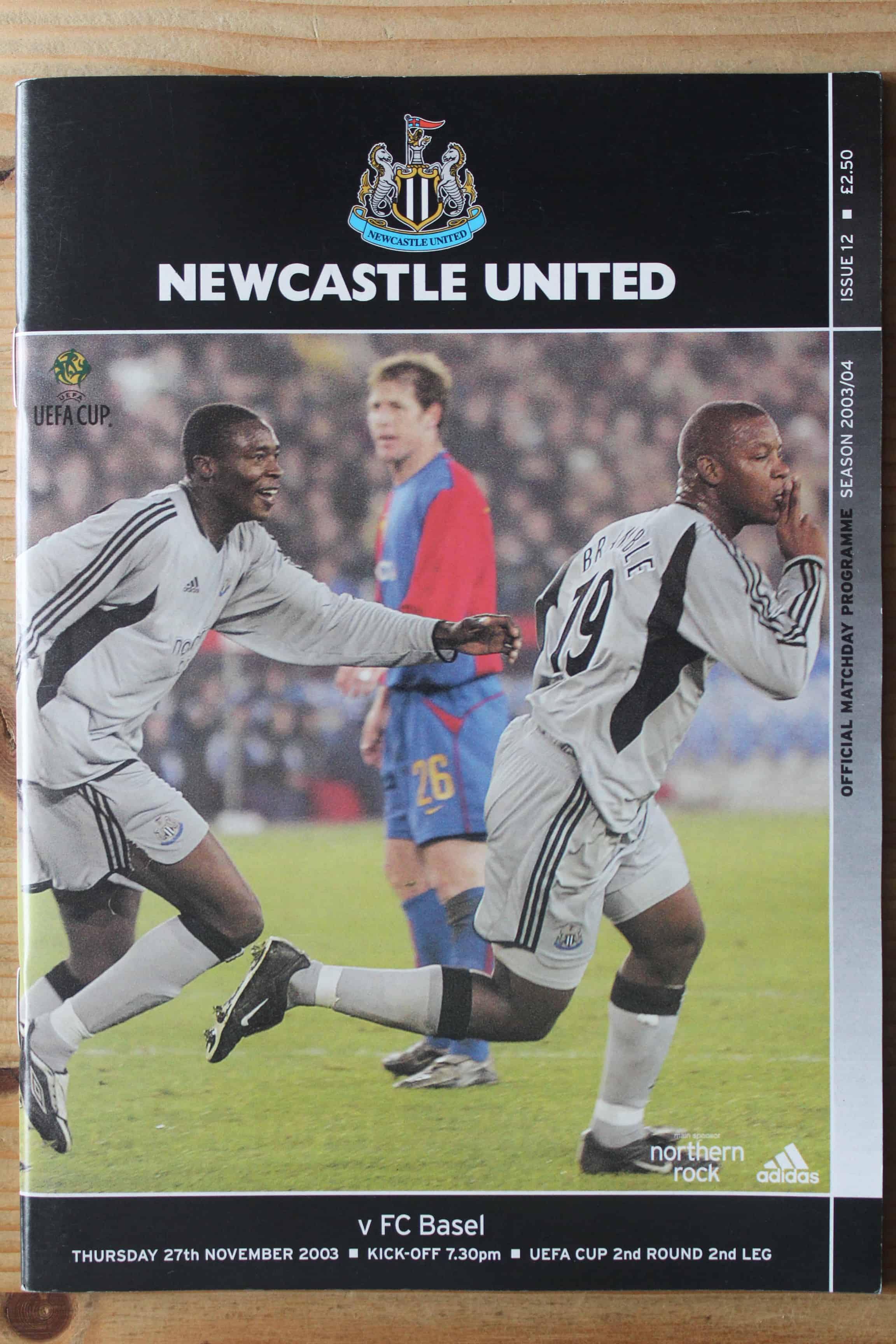 Newcastle United FC v Basel