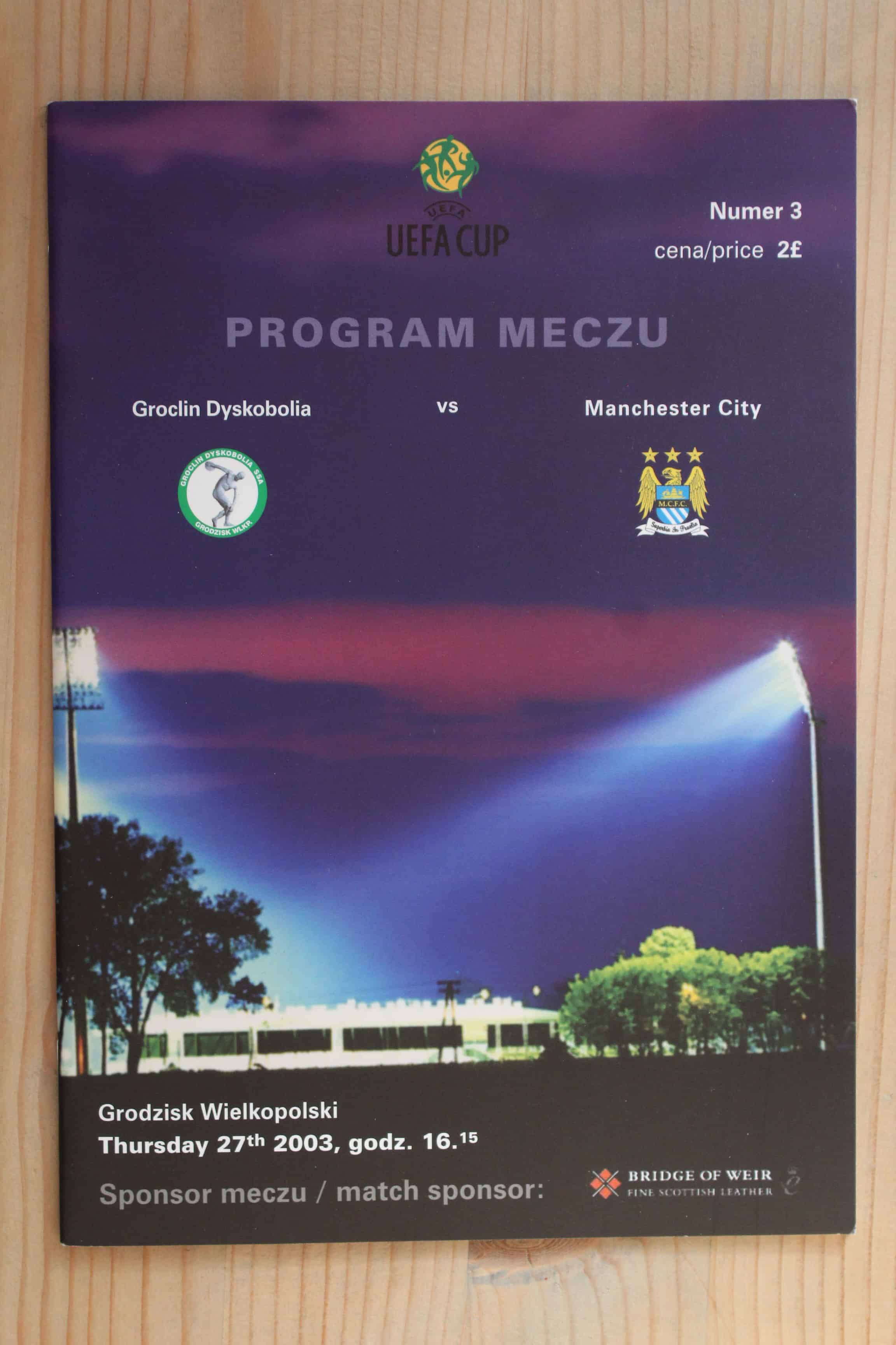 Groclin Dyskobolia v Manchester City FC