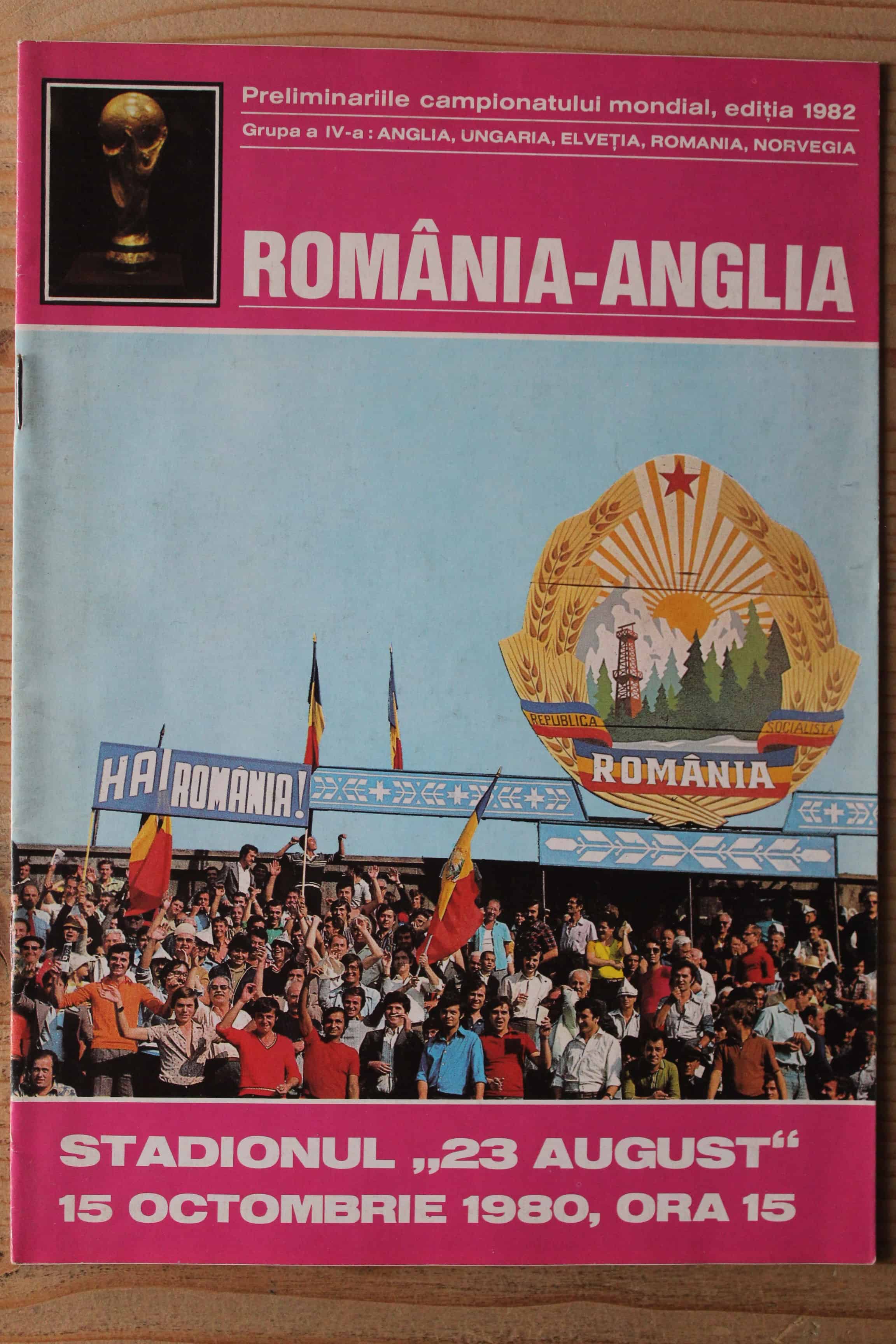 Romania v England