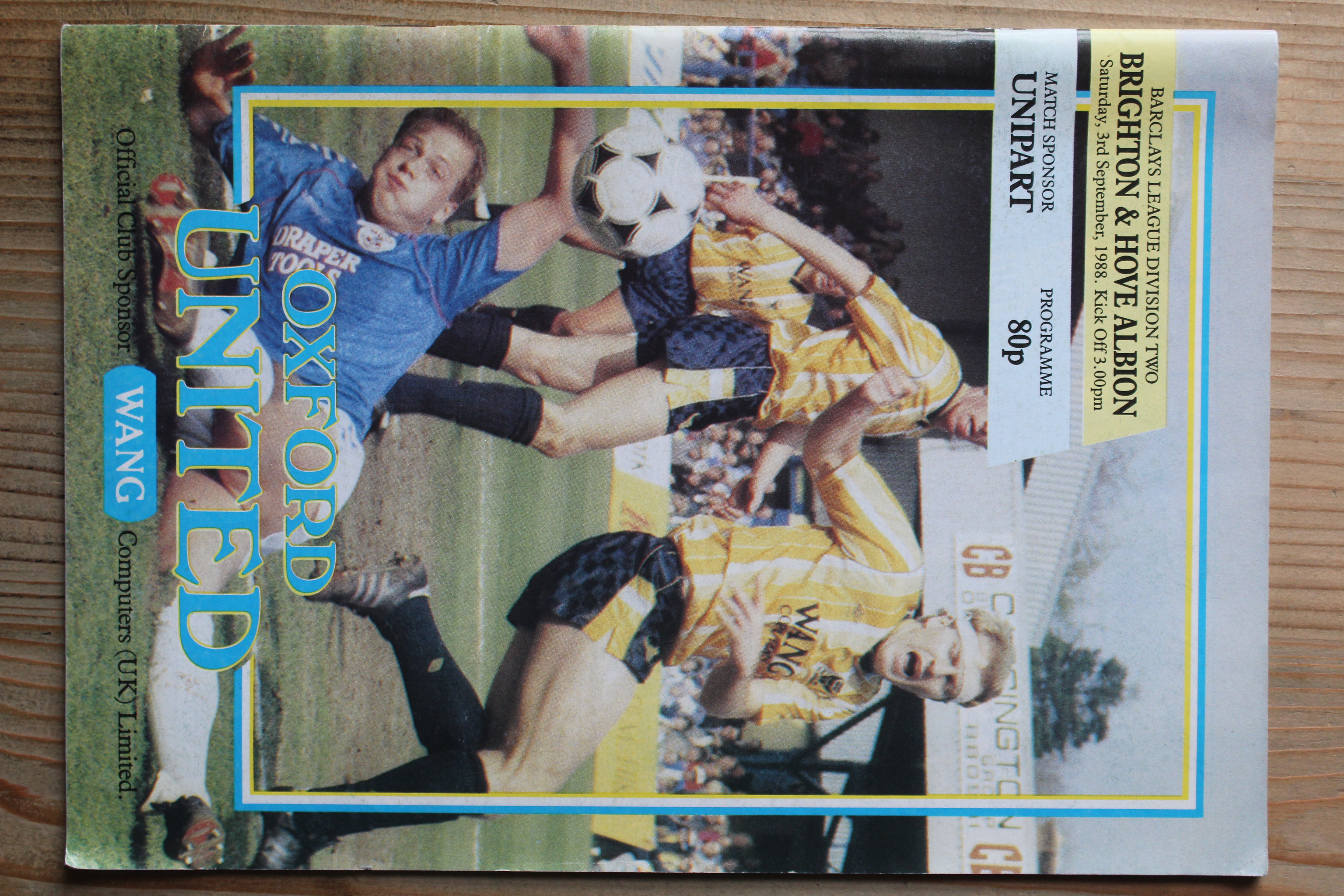 Oxford United FC v Brighton & Hove Albion FC