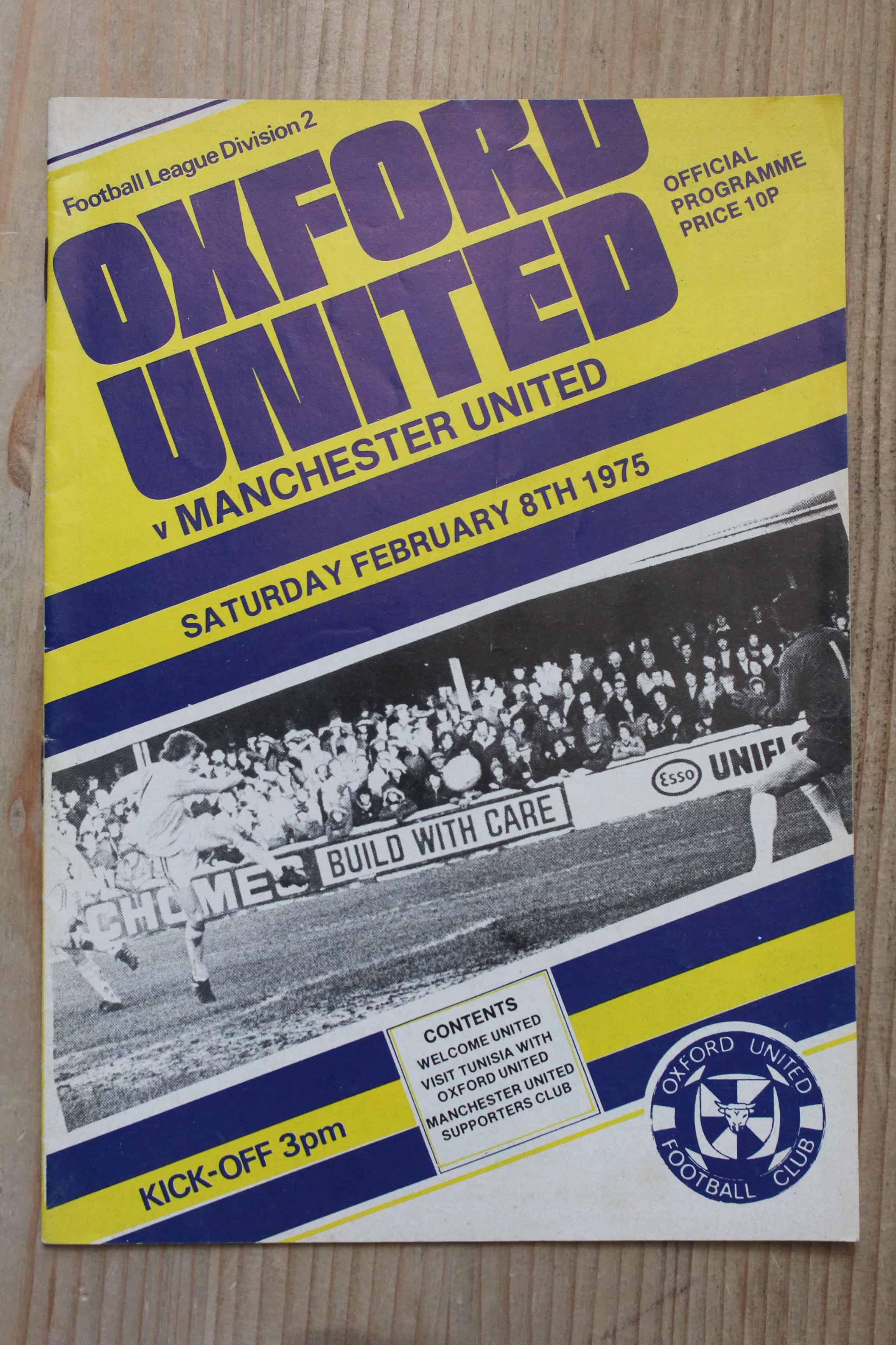 Oxford United FC v Manchester United FC