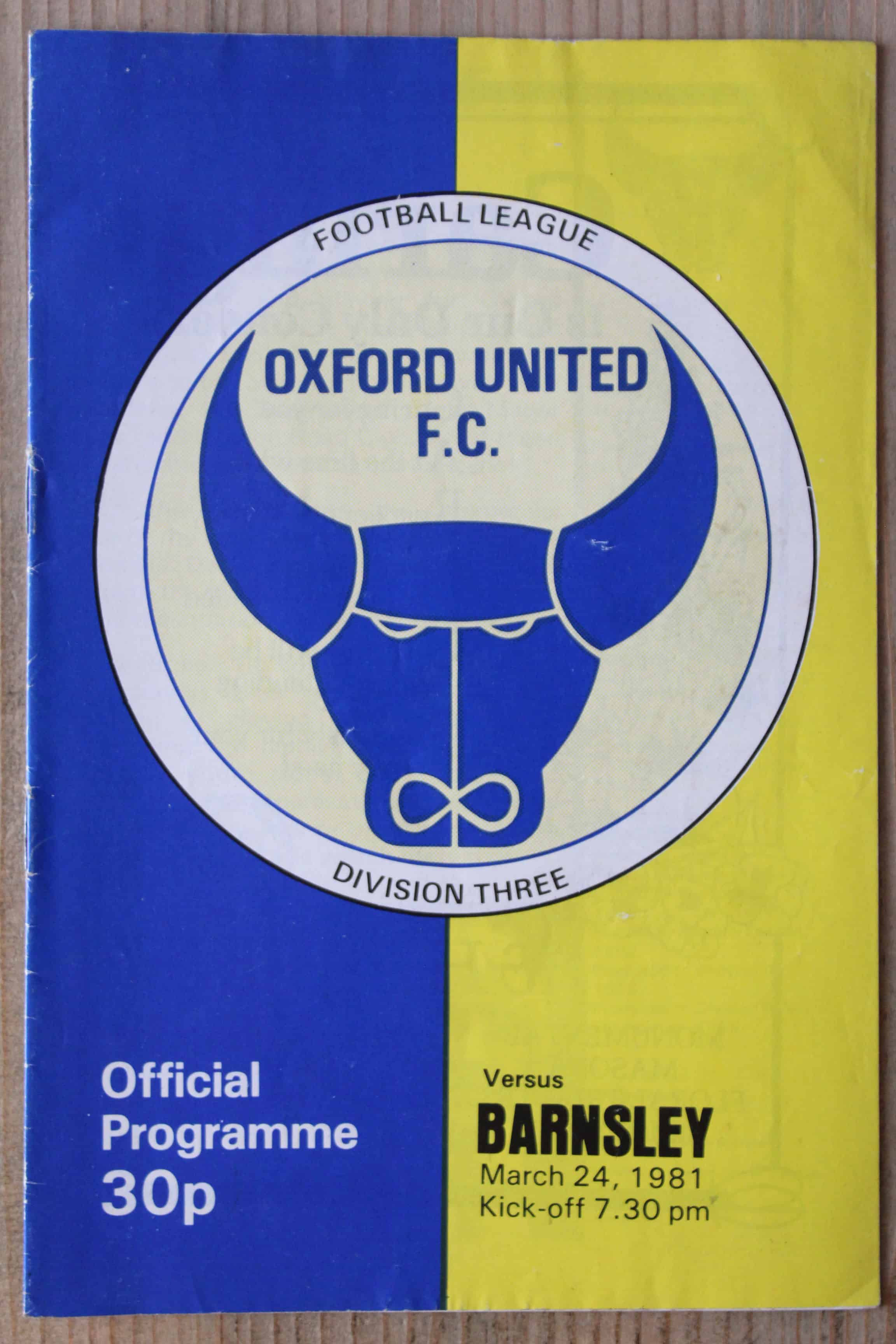 Oxford United FC v Barnsley FC