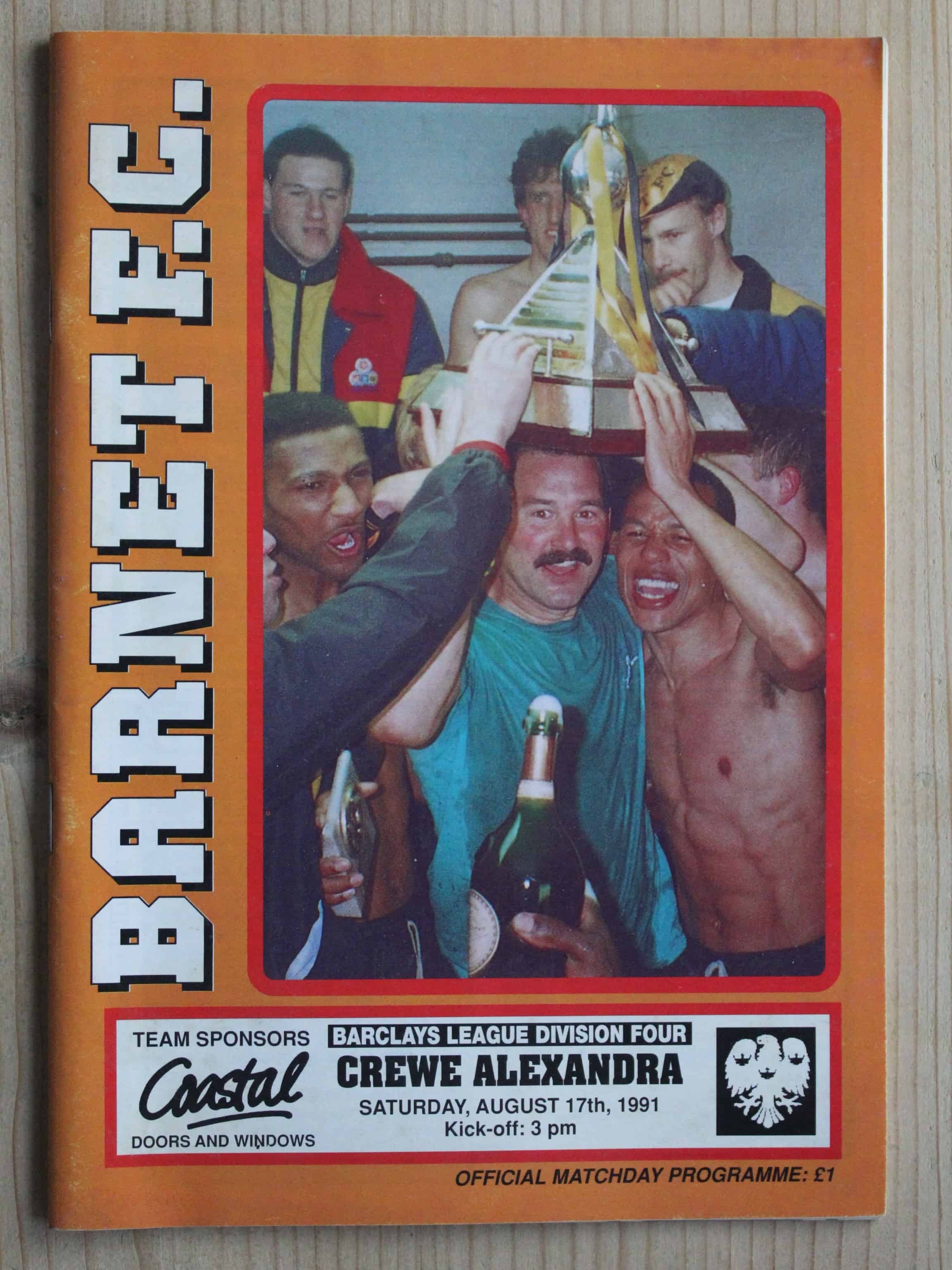 Barnet FC v Crewe Alexandra FC