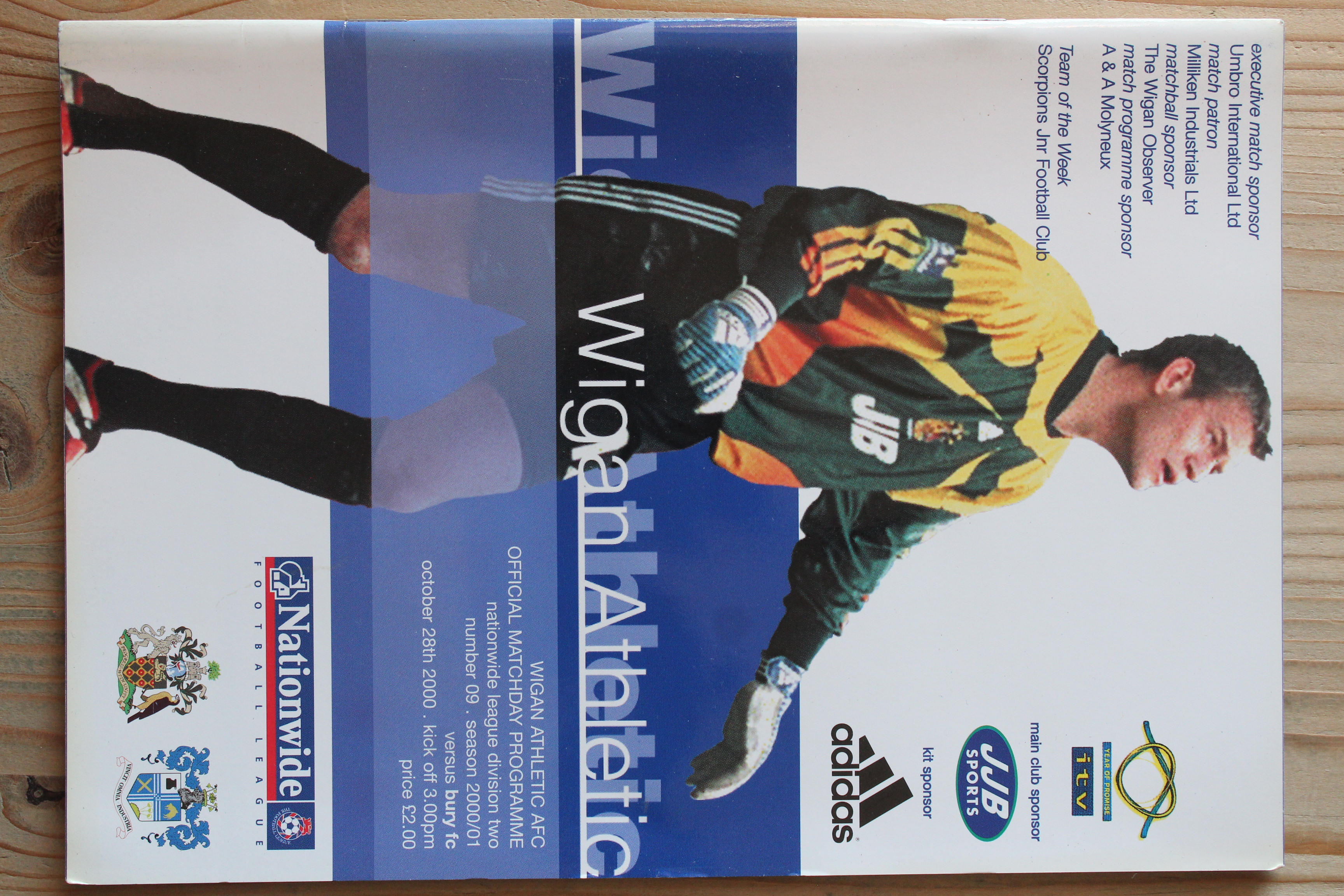 Wigan Athletic FC v Bury FC