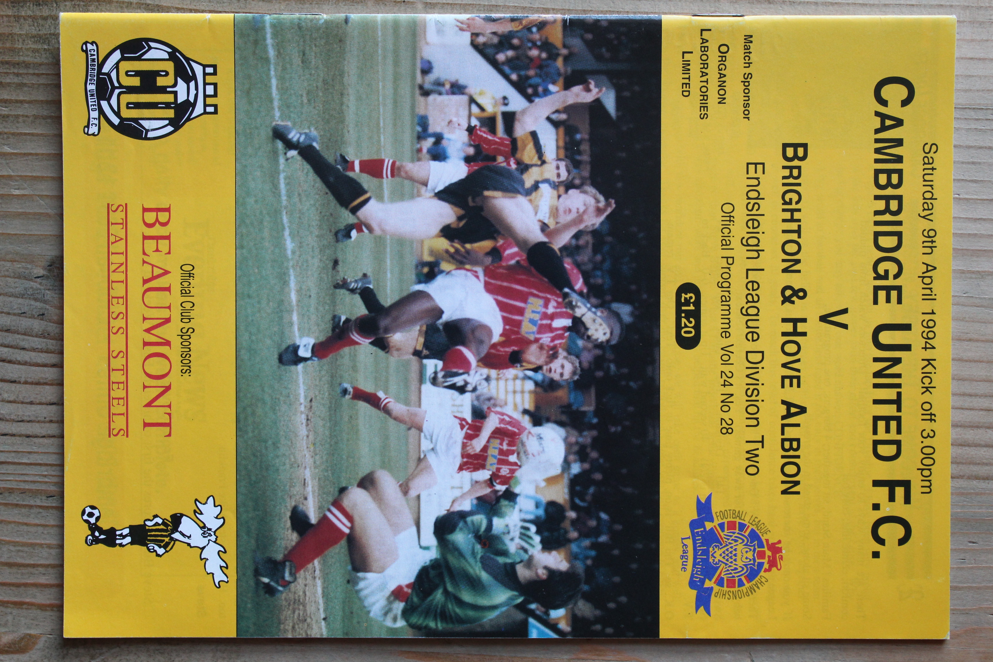 Cambridge United FC v Brighton & Hove Albion FC