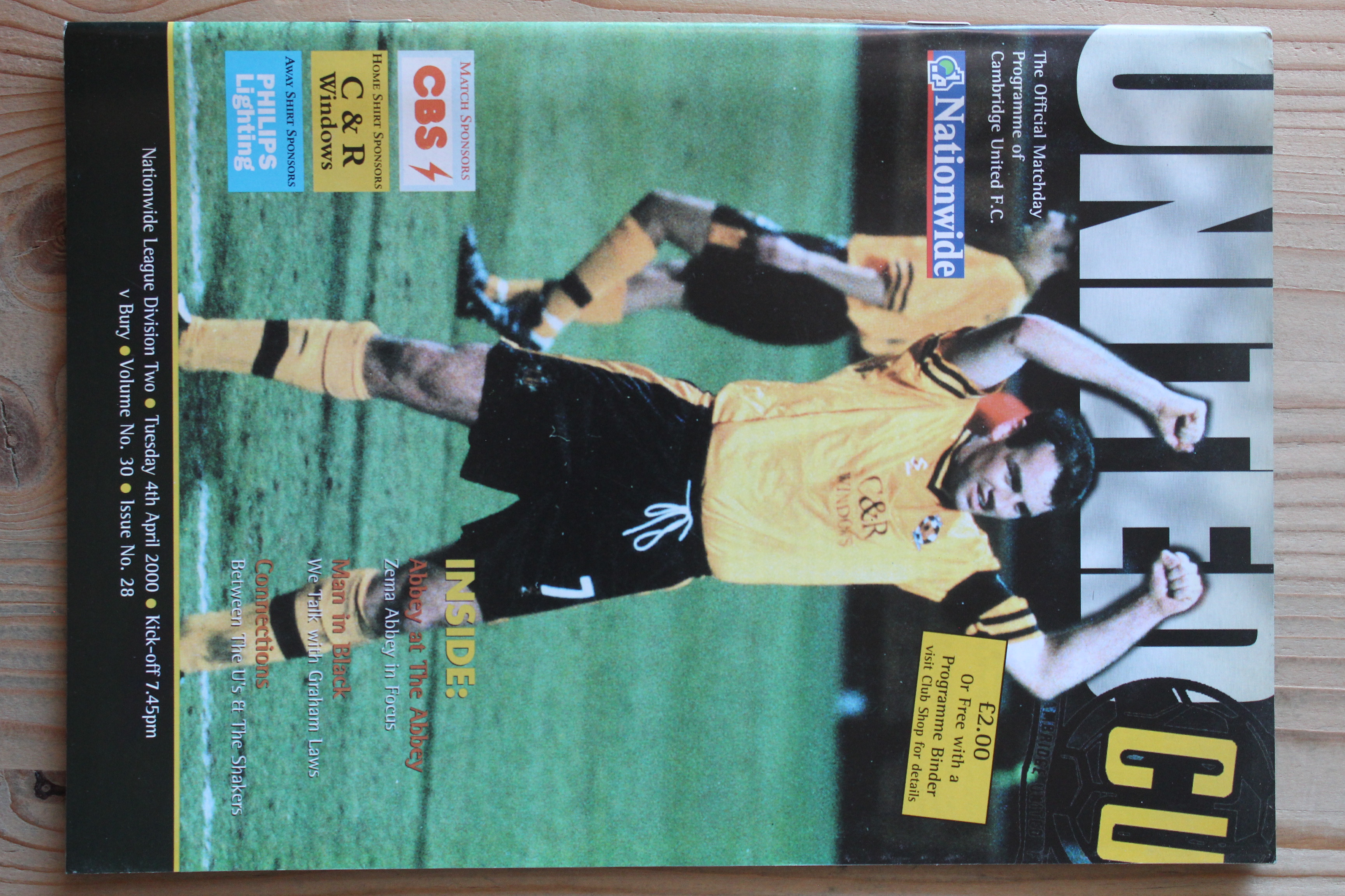 Cambridge United FC v Bury FC