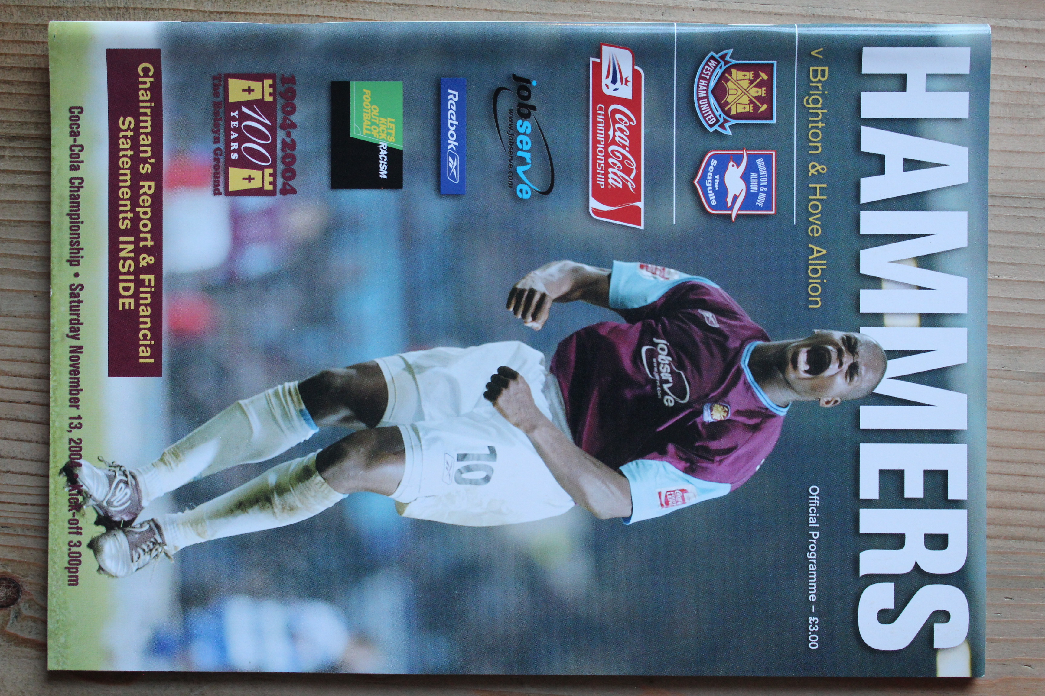 West Ham United FC v Brighton & Hove Albion FC