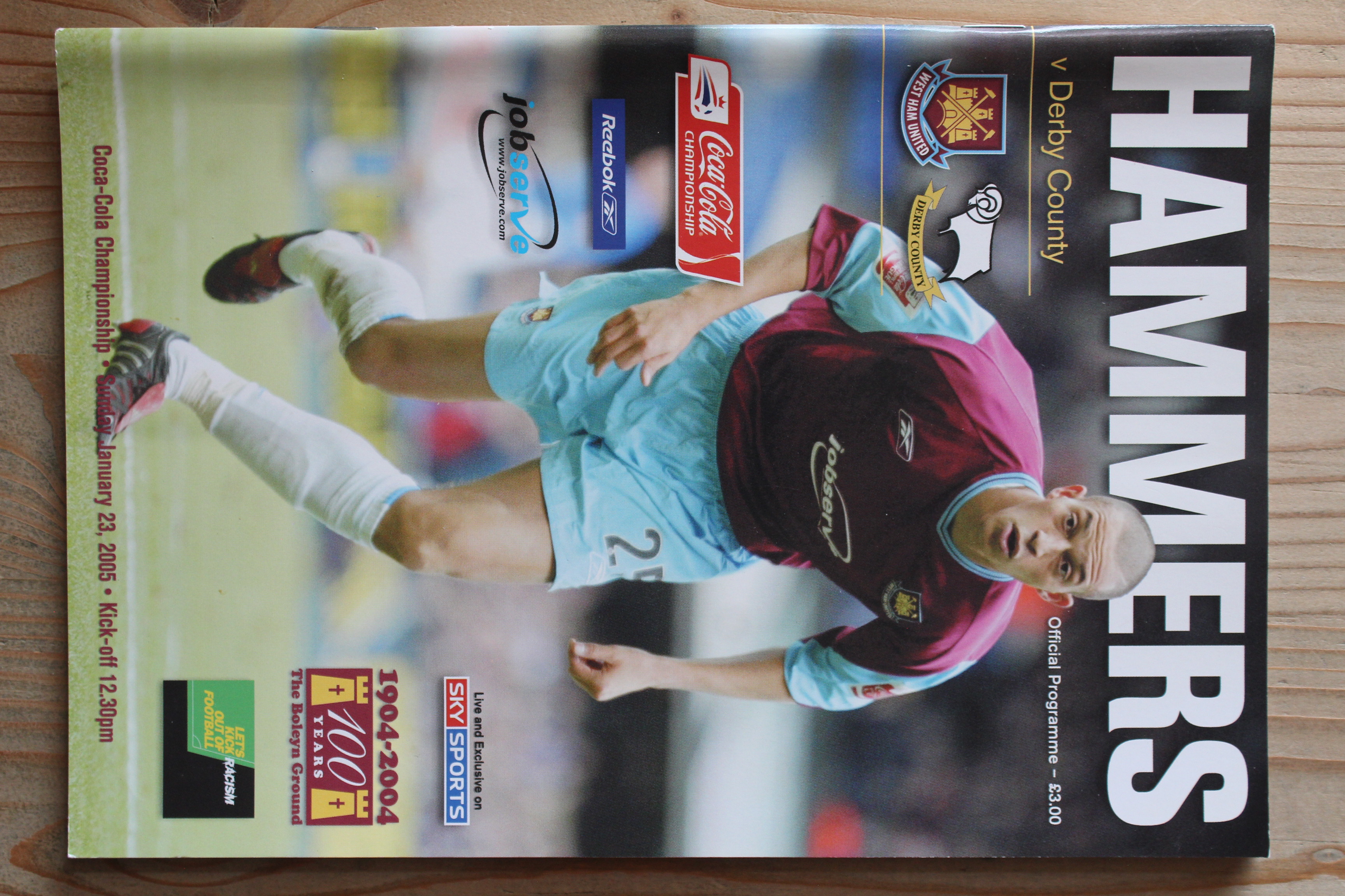 West Ham United FC v Derby County FC