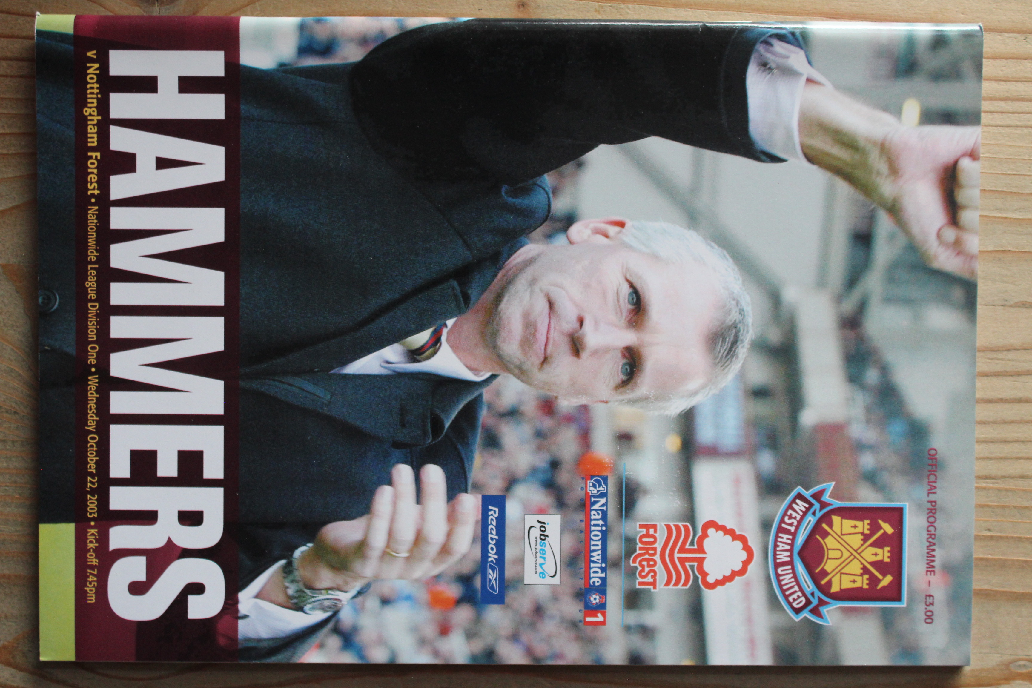 West Ham United FC v Nottingham Forest FC