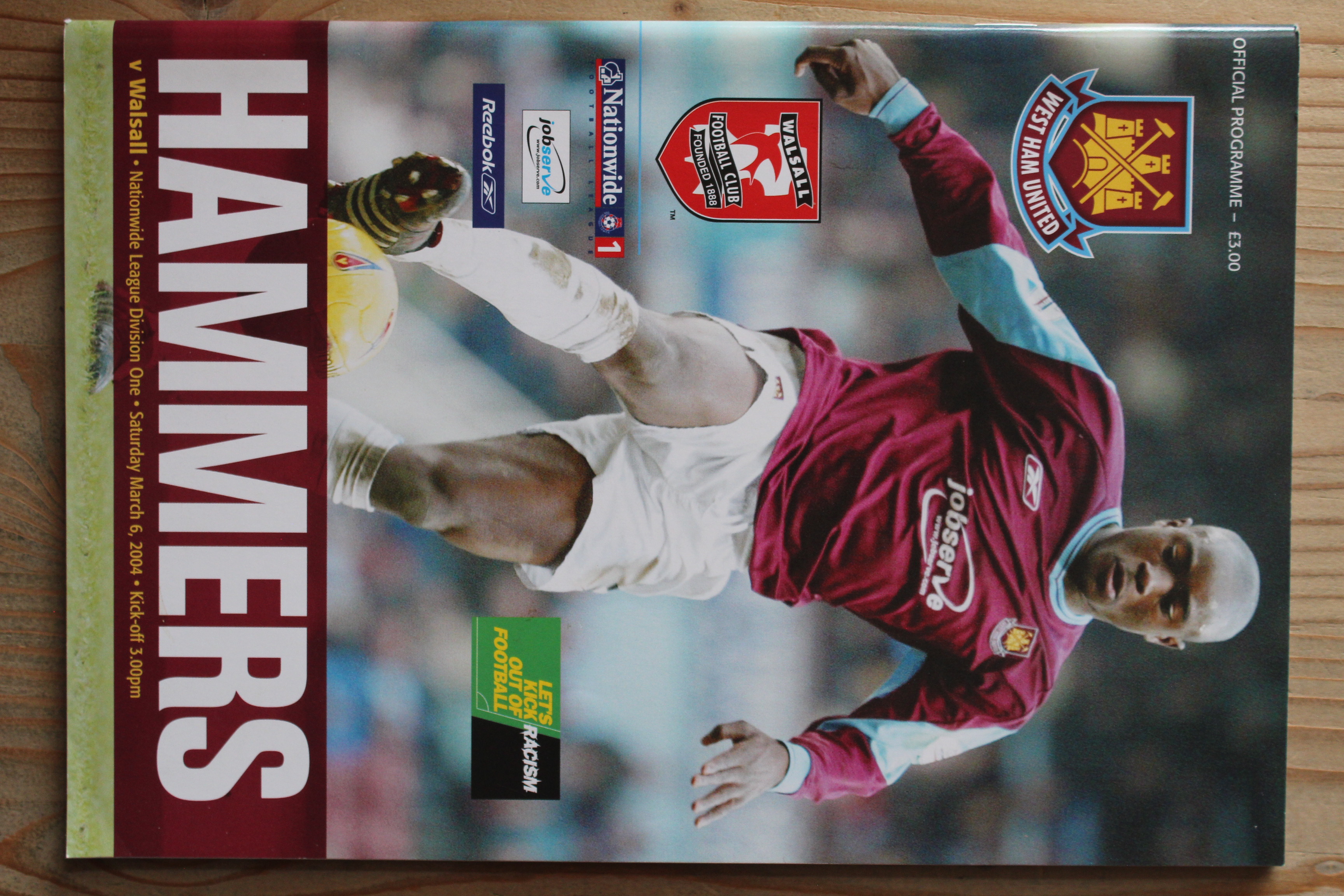 West Ham United FC v Walsall FC