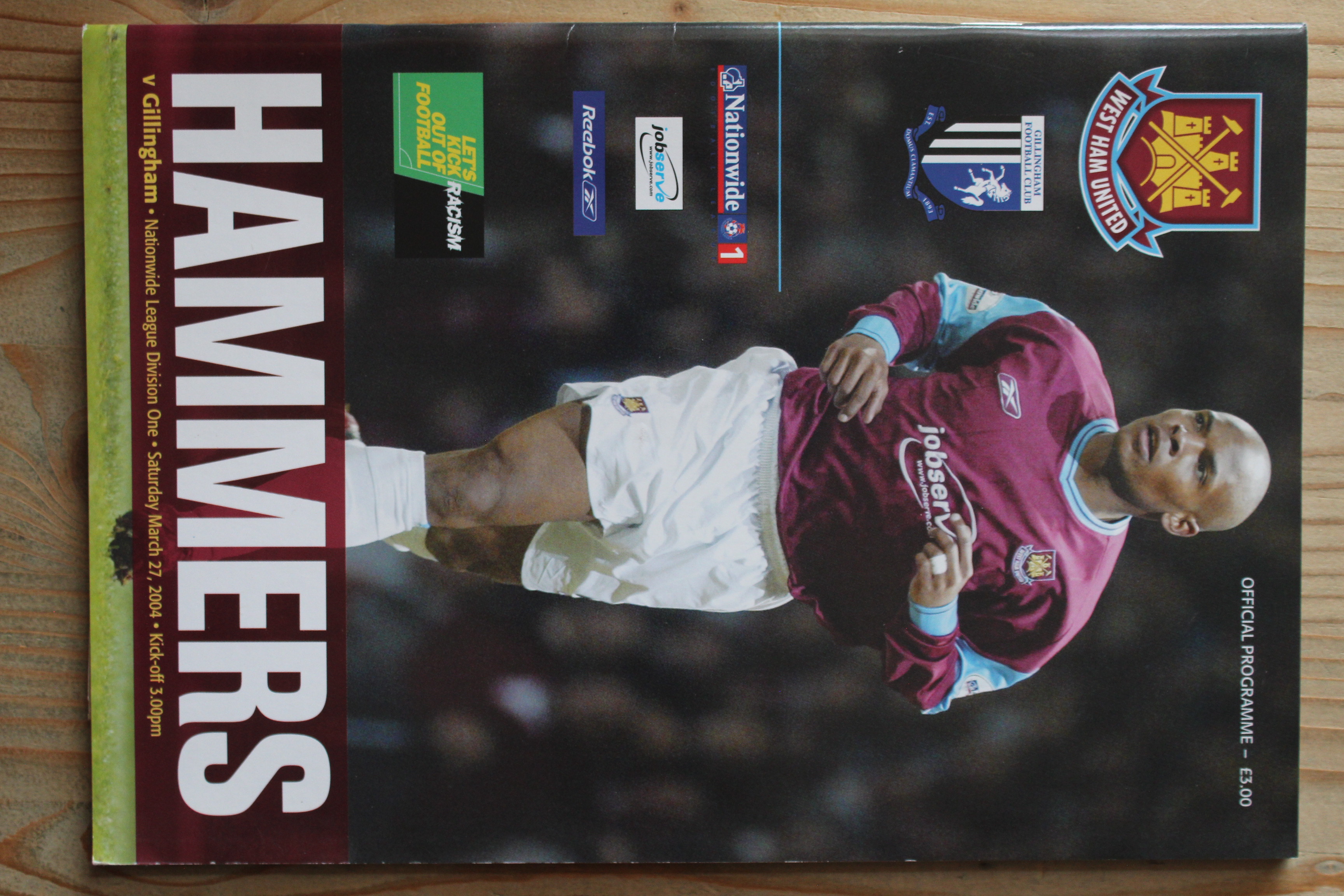West Ham United FC v Gillingham FC