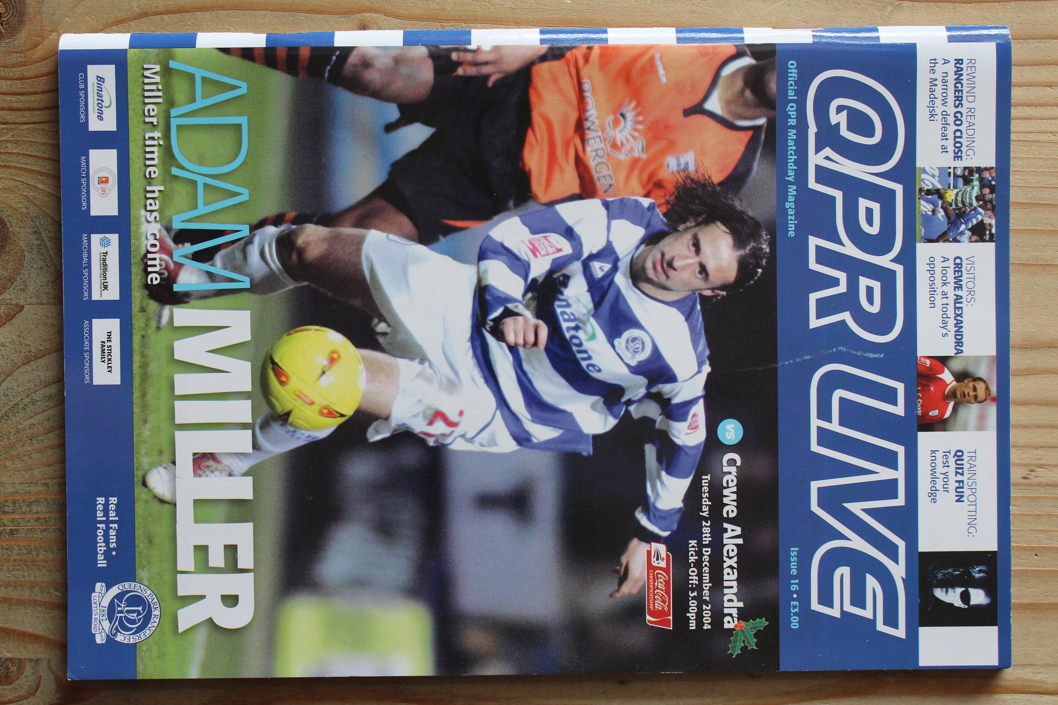 Queens Park Rangers FC v Crewe Alexandra FC