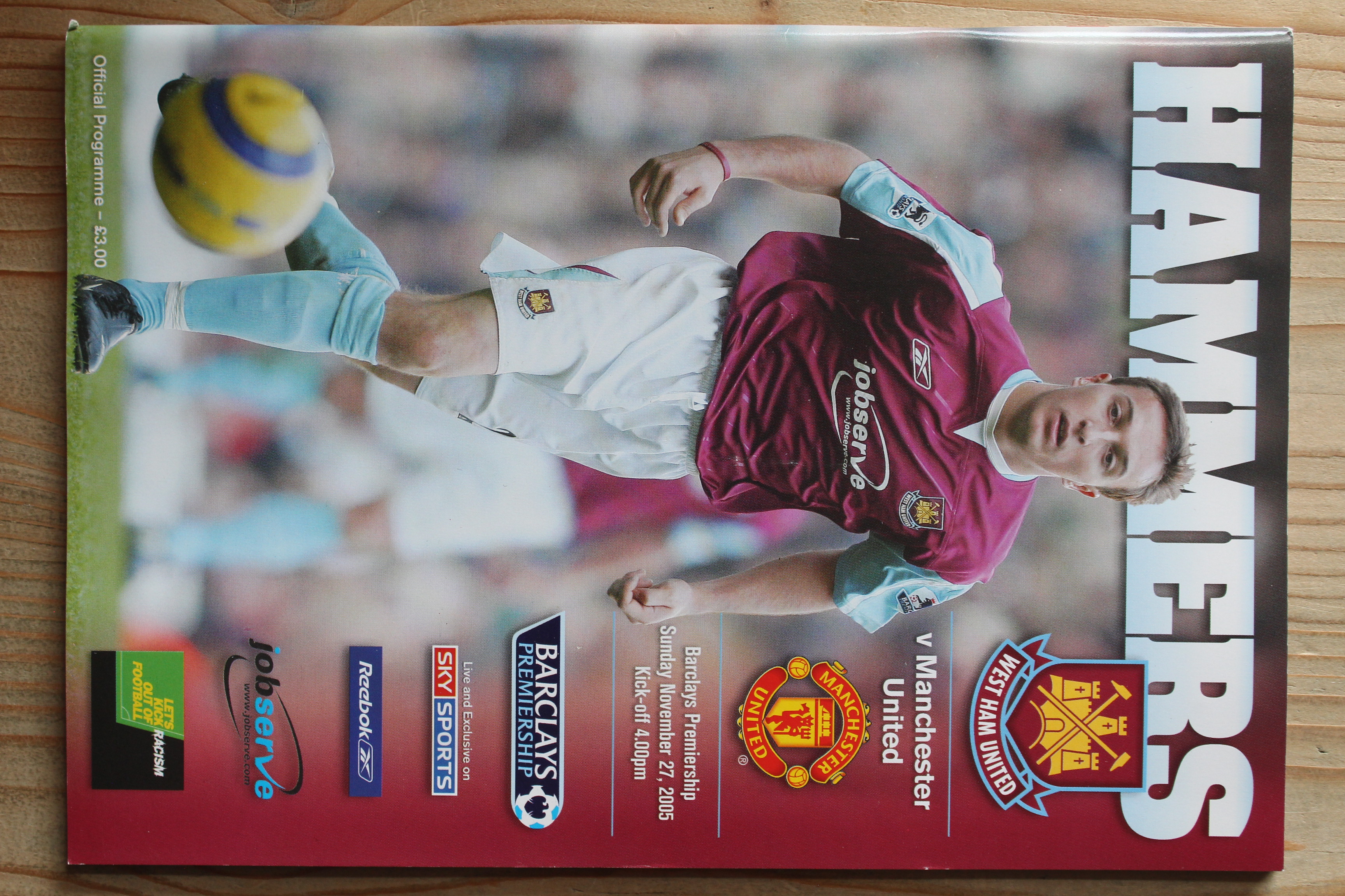 West Ham United FC v Manchester United FC