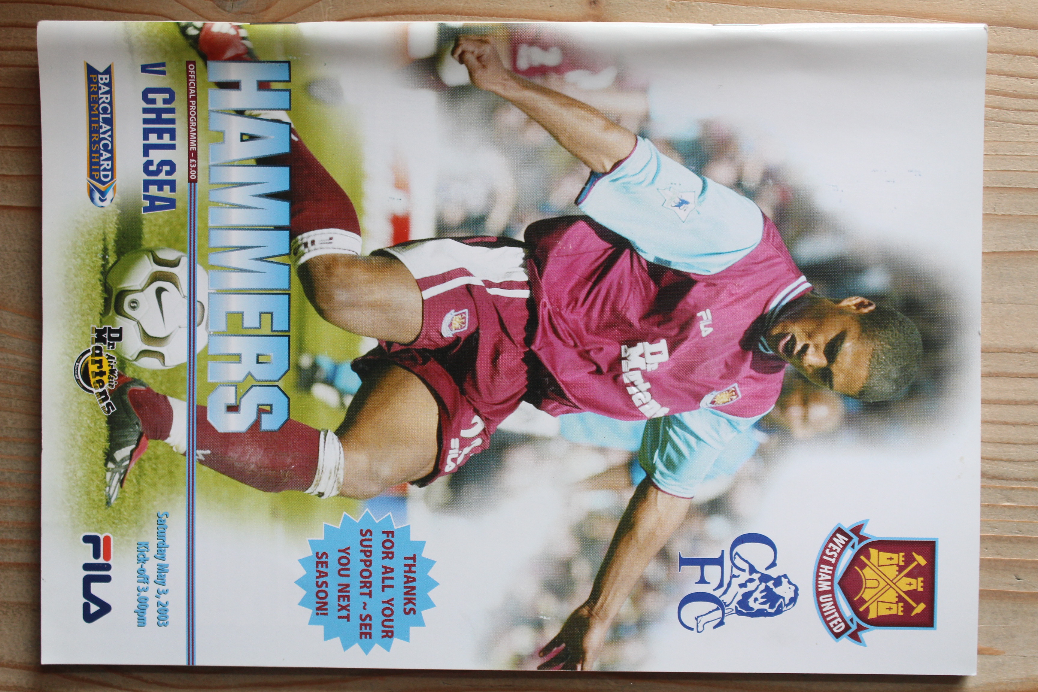 West Ham United FC v Chelsea FC