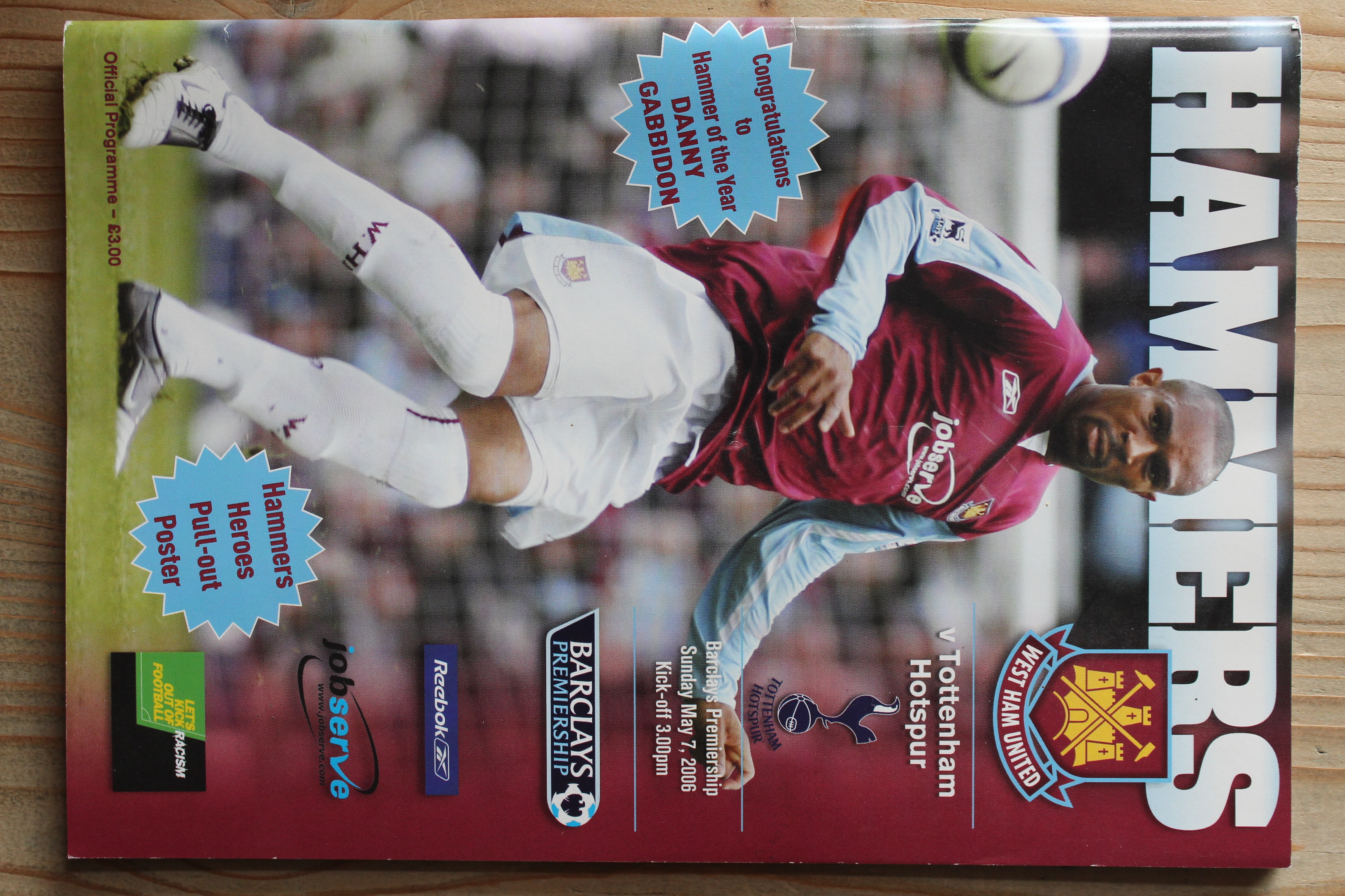 West Ham United FC v Tottenham Hotspur FC
