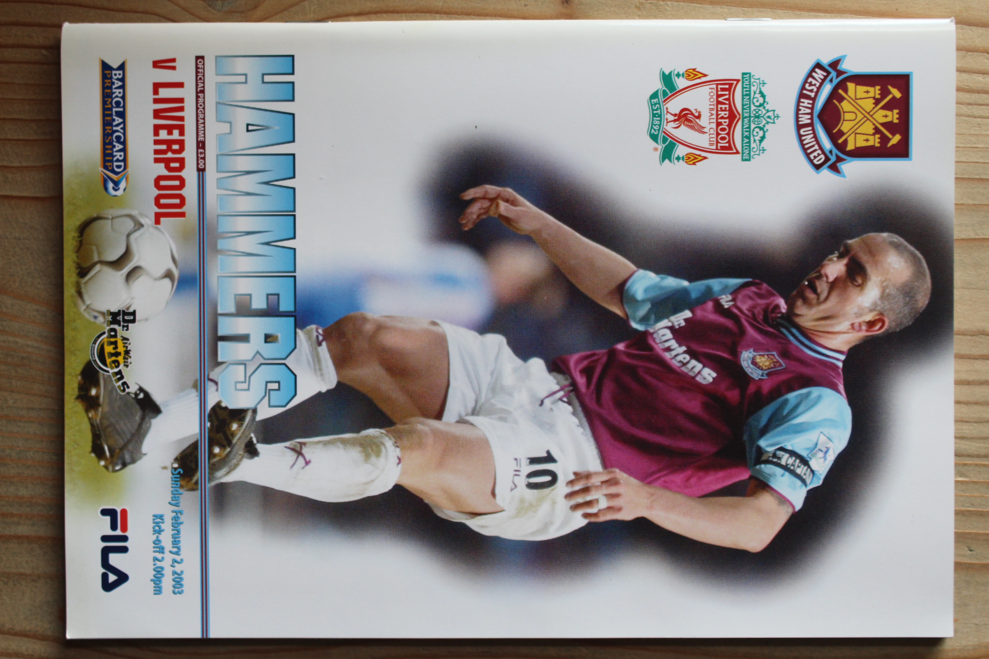 West Ham United FC v Liverpool FC