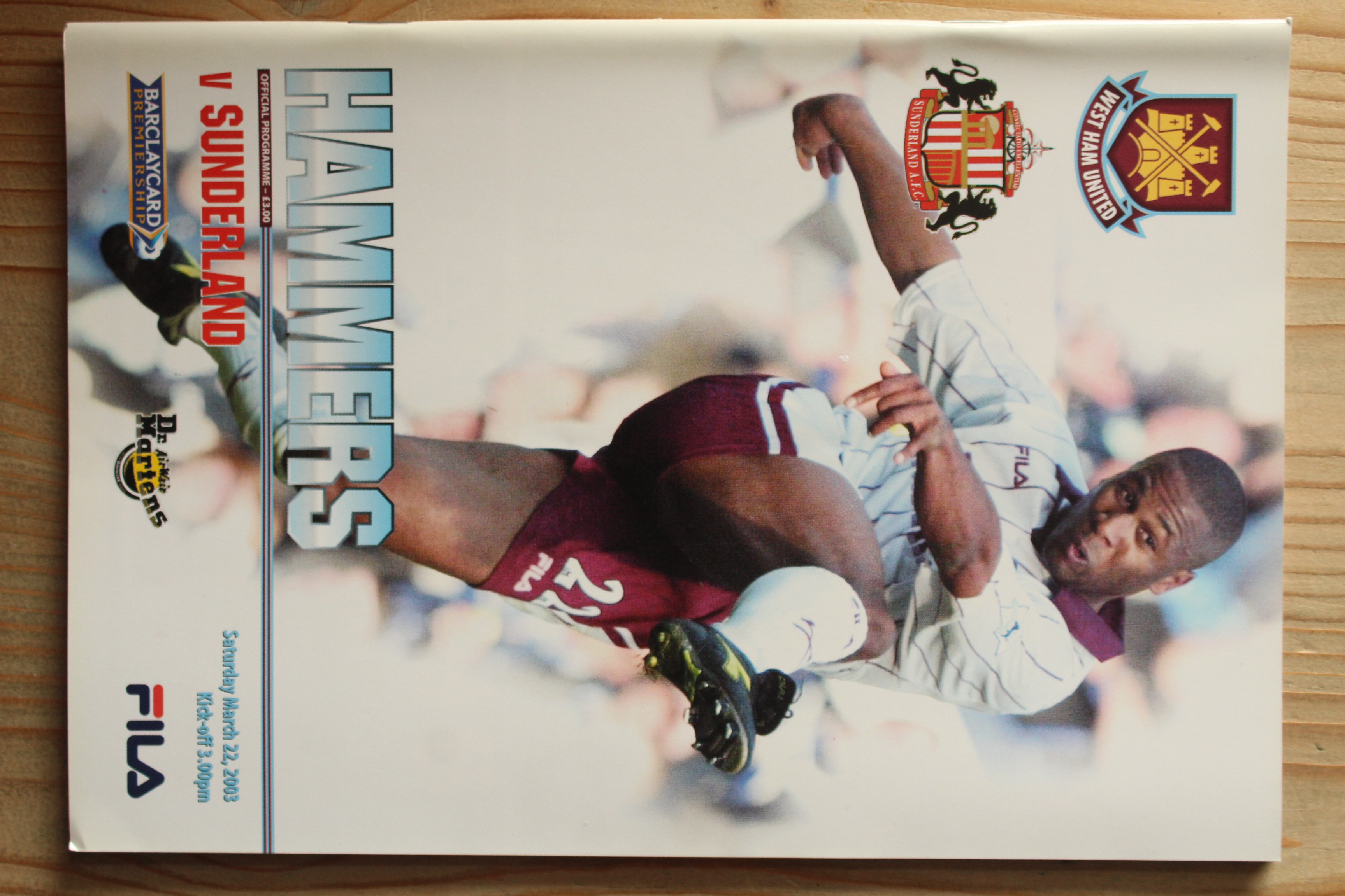 West Ham United FC v Sunderland FC