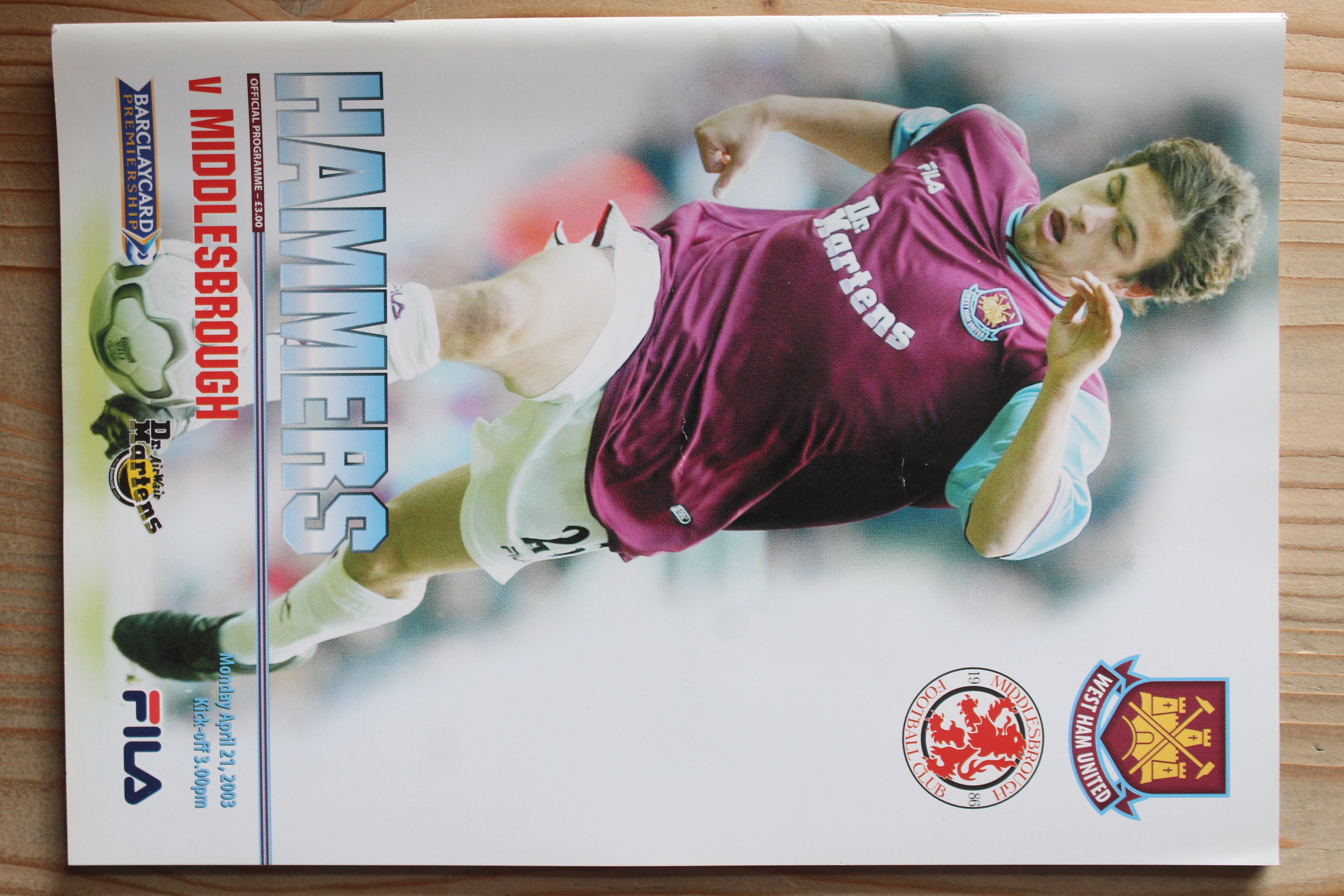 West Ham United FC v Middlesbrough FC