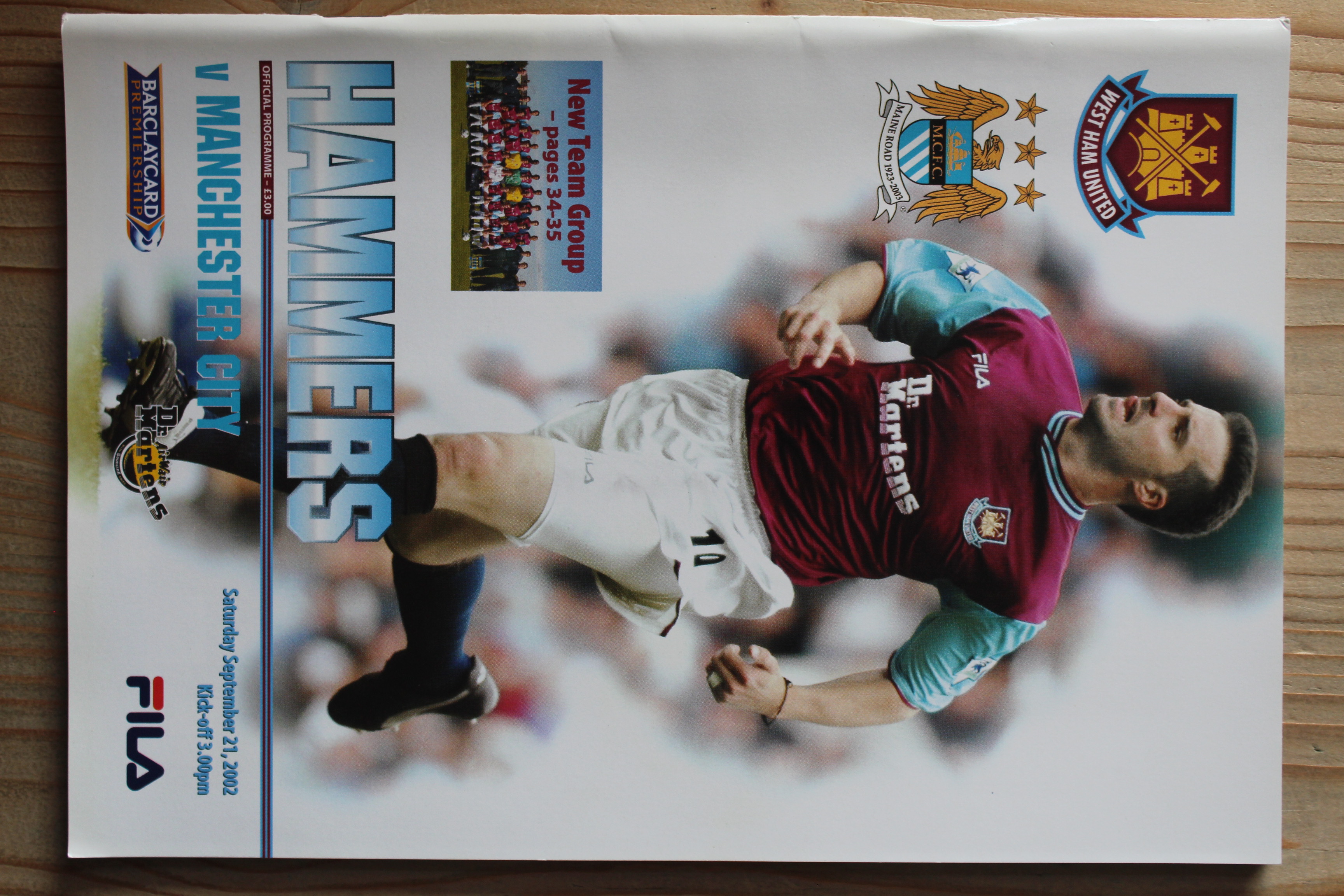 West Ham United FC v Manchester City FC