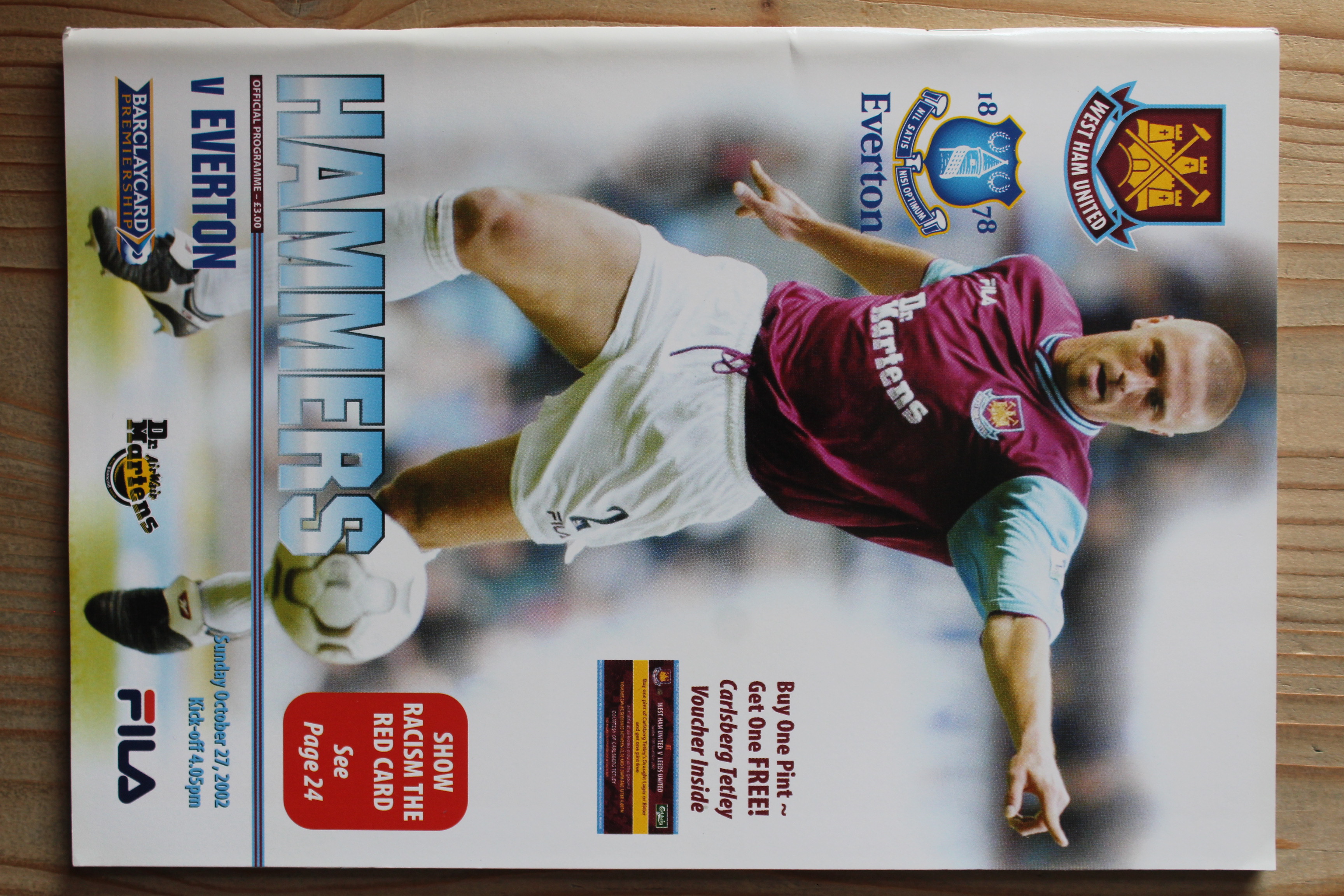West Ham United FC v Everton FC