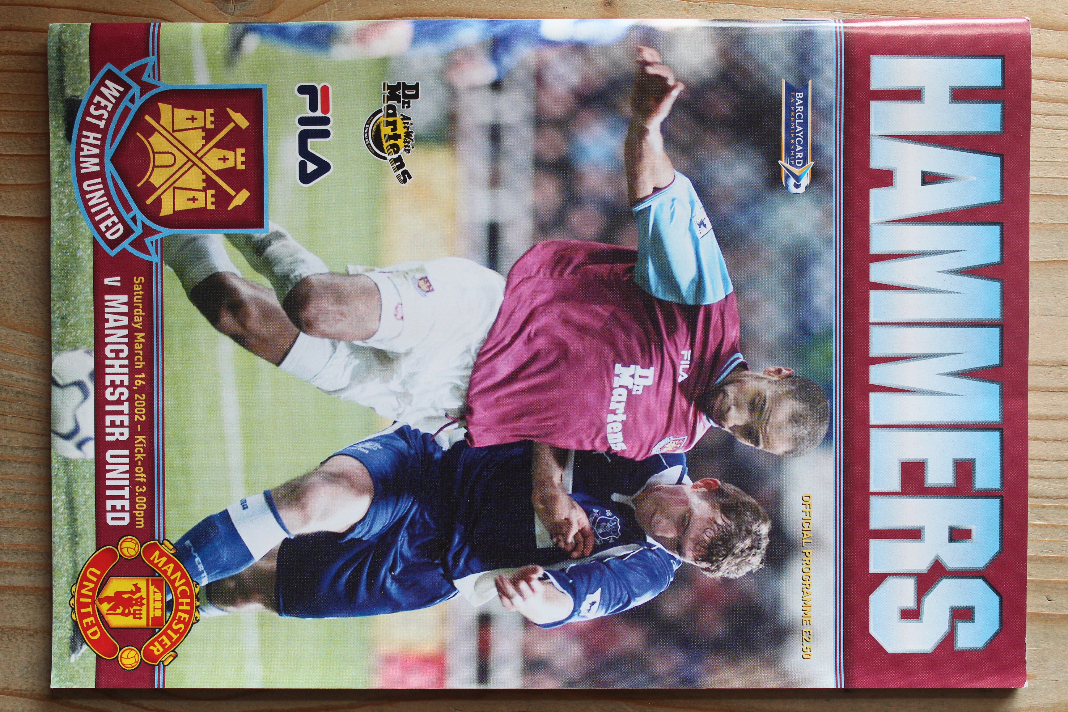 West Ham United FC v Manchester United FC