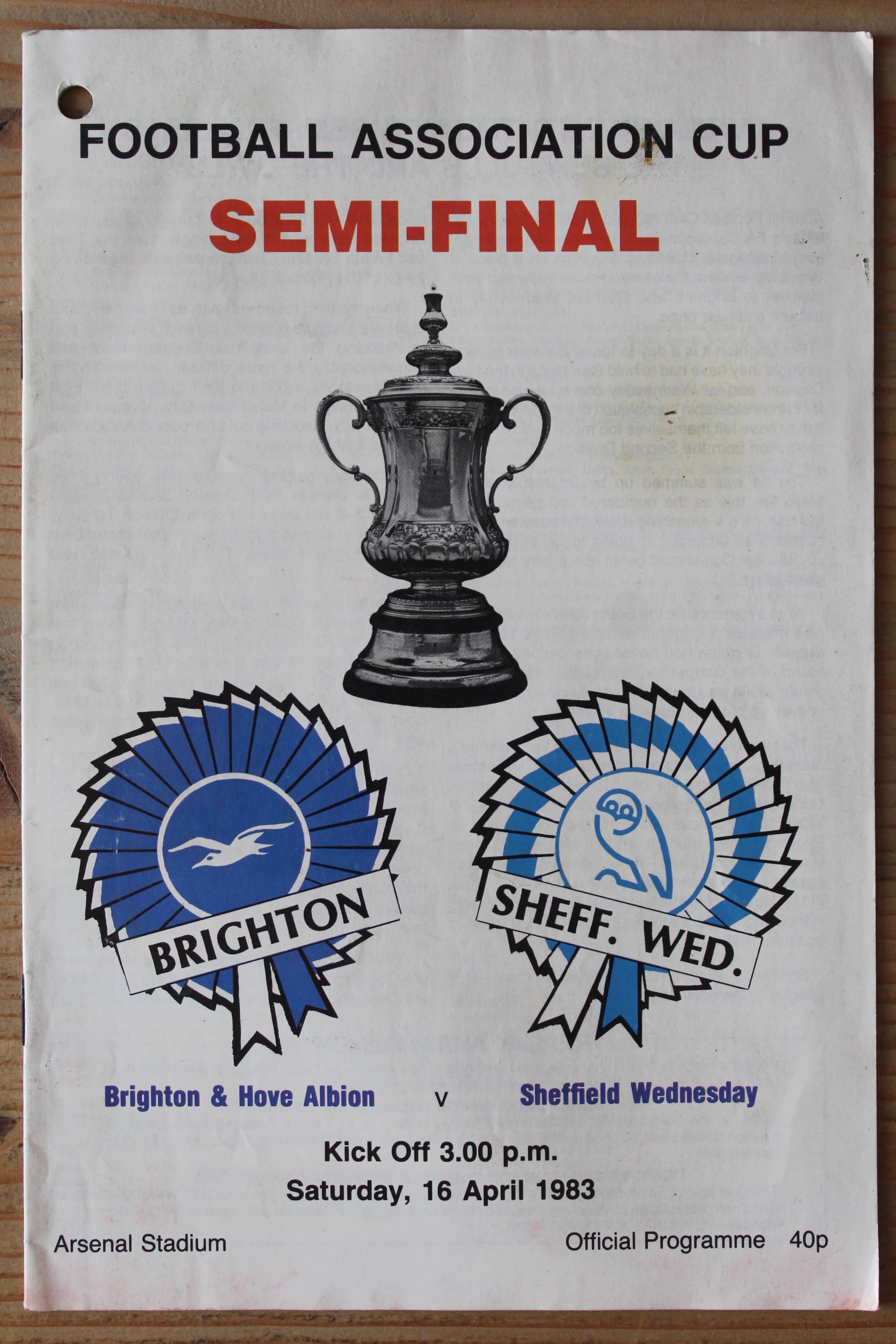 Brighton & Hove Albion FC v Sheffield Wednesday FC 