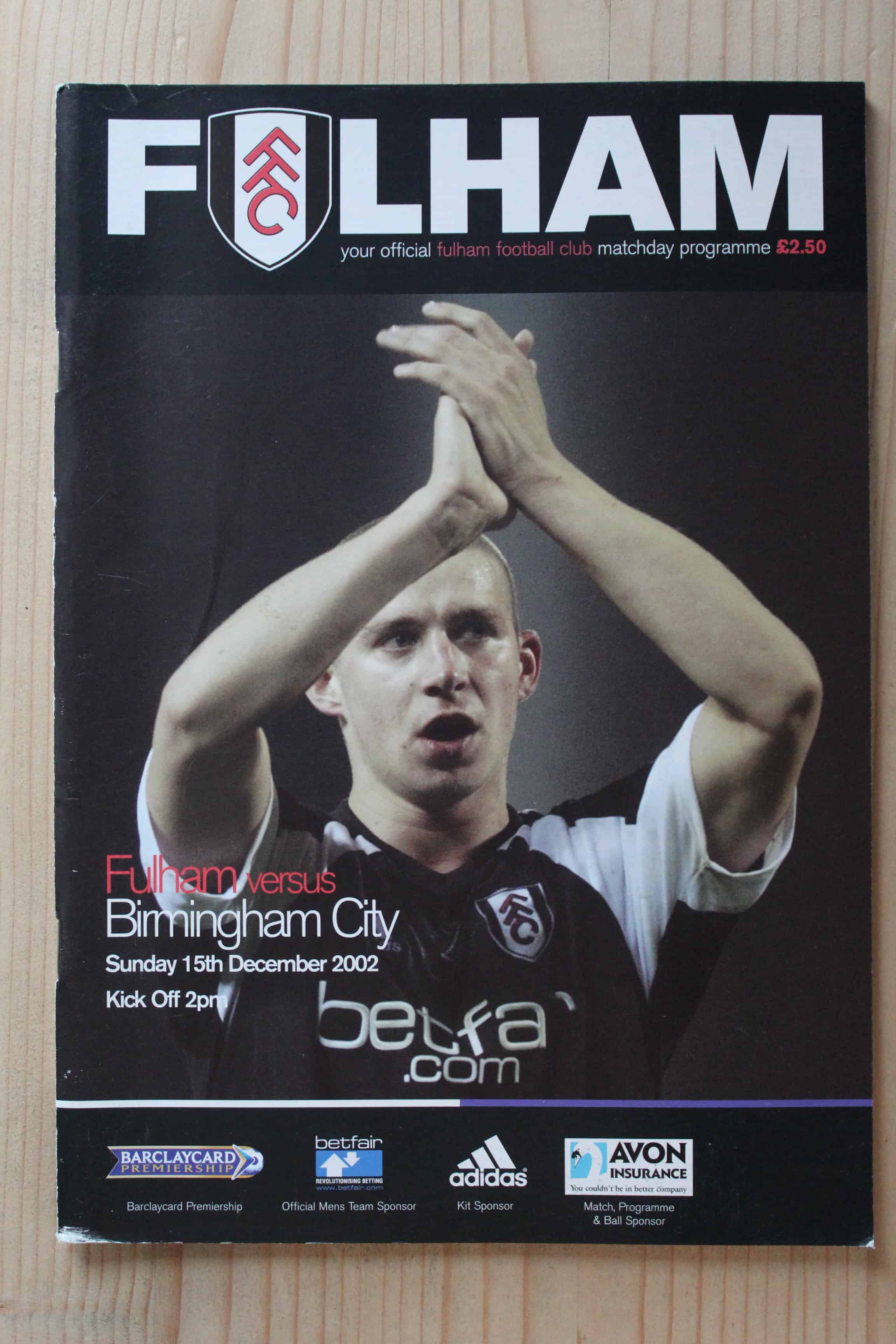 Fulham FC v Birmingham City FC