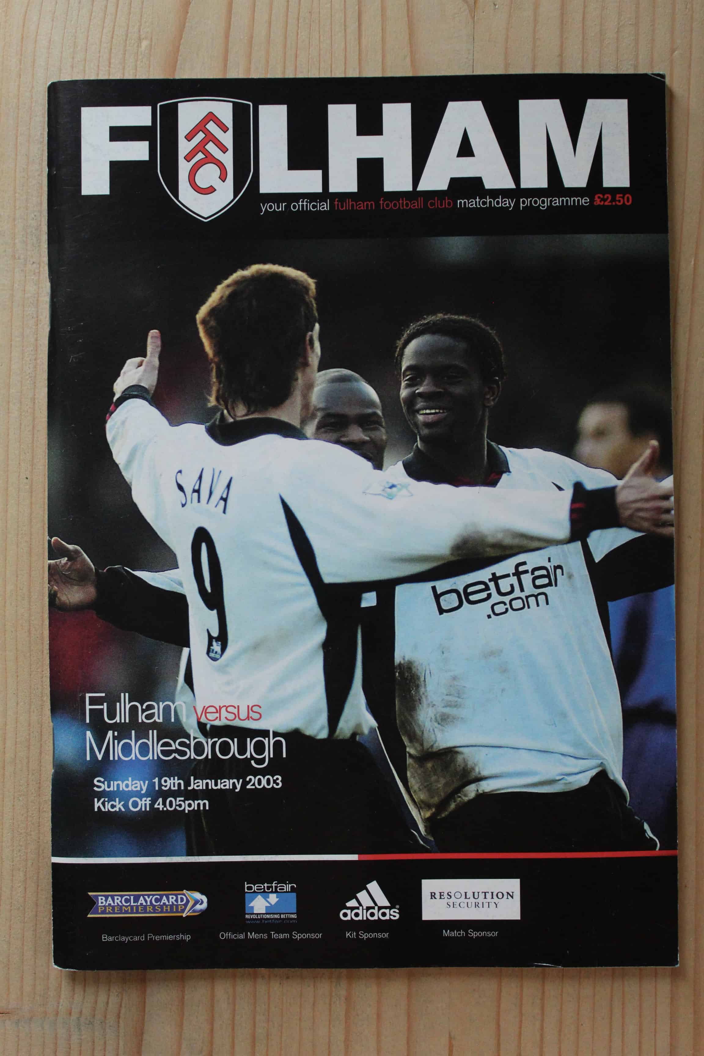 Fulham FC v Middlesbrough FC