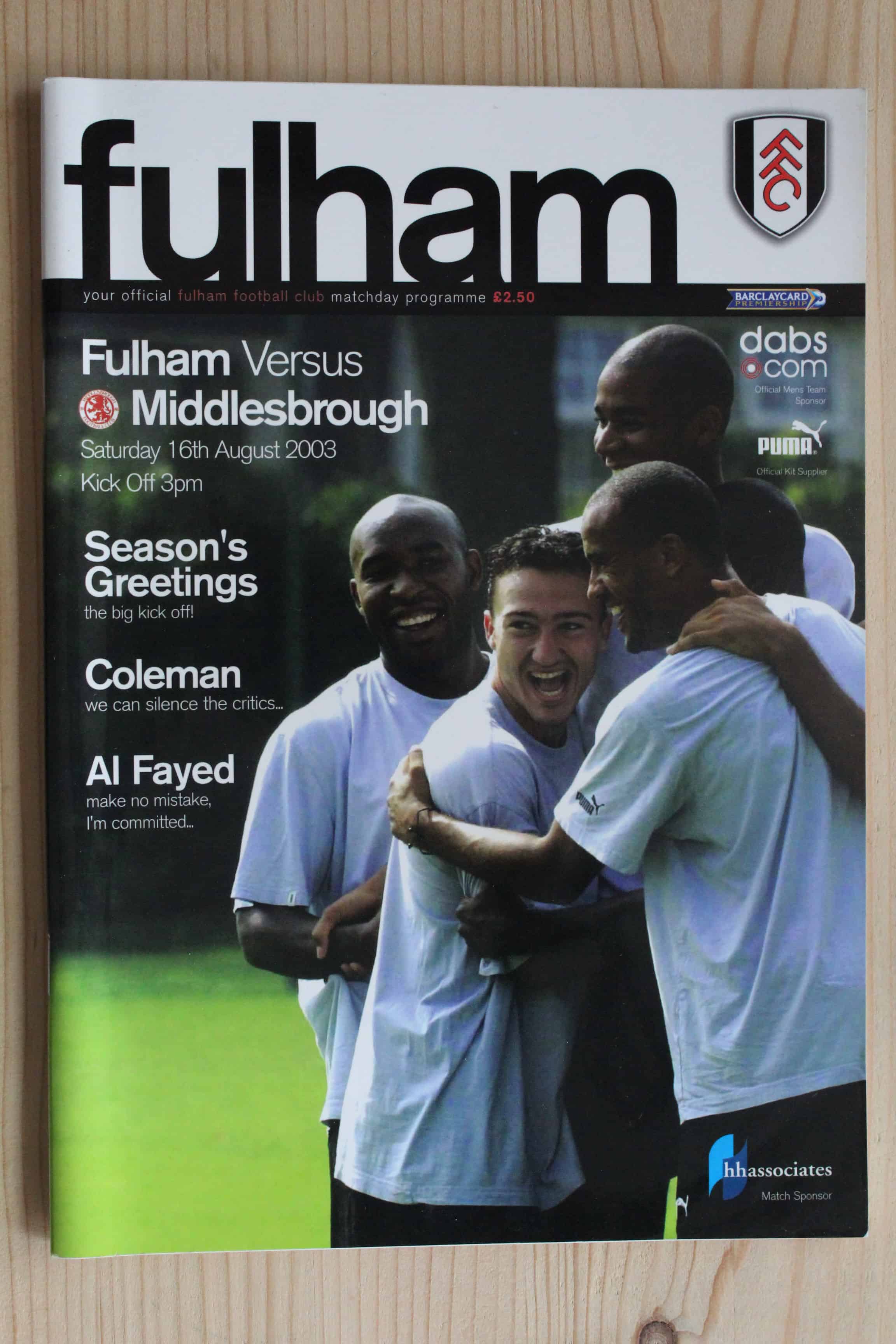 Fulham FC v Middlesbrough FC