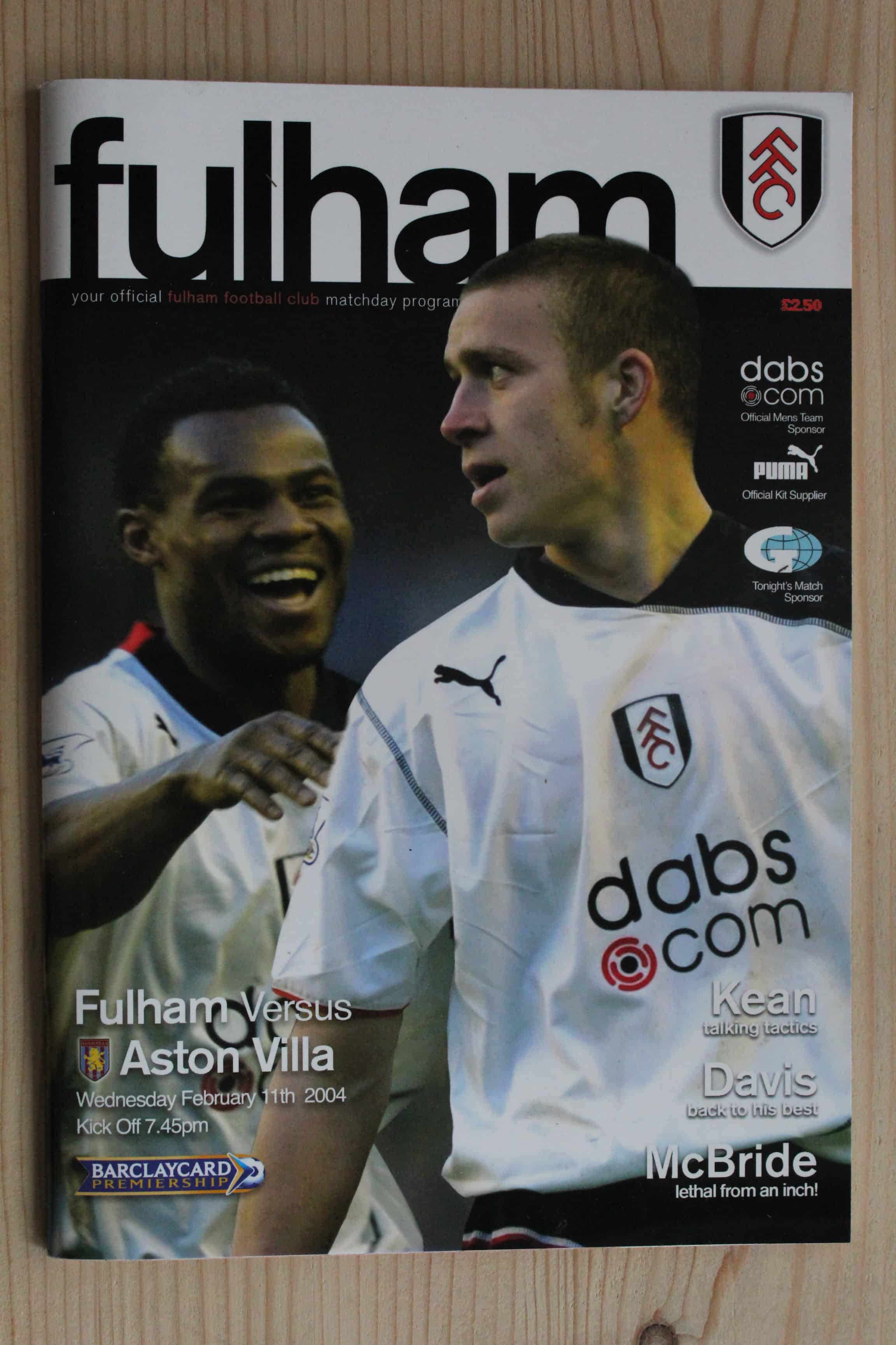 Fulham FC v Aston Villa FC