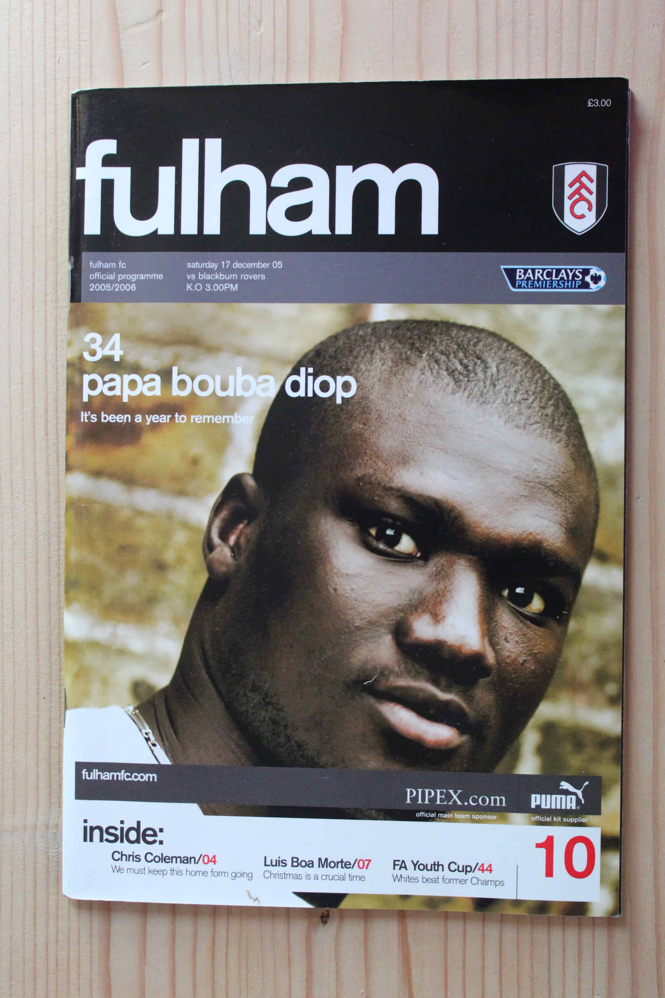 Fulham FC v Blackburn Rovers FC