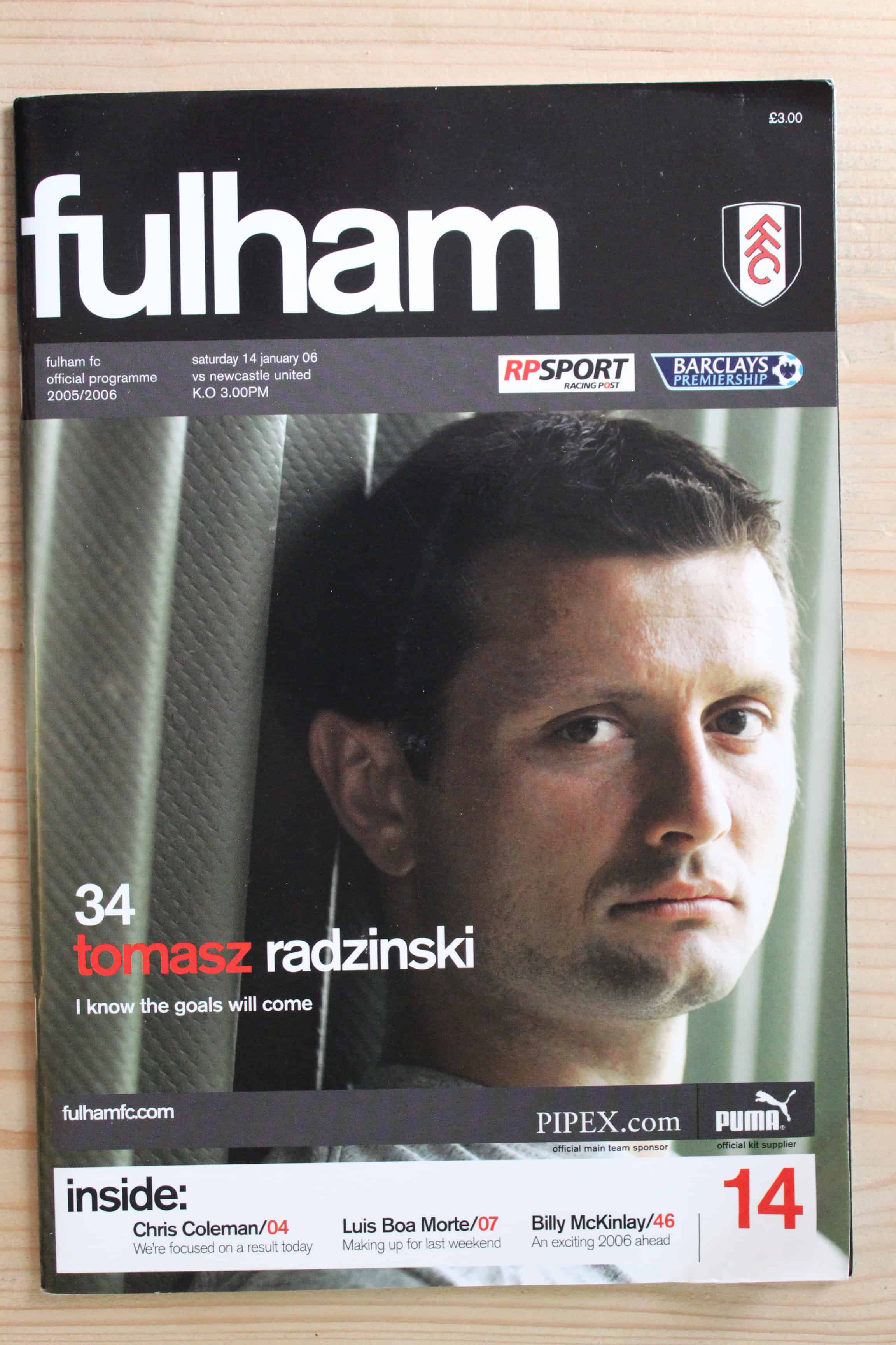 Fulham FC v Newcastle United FC