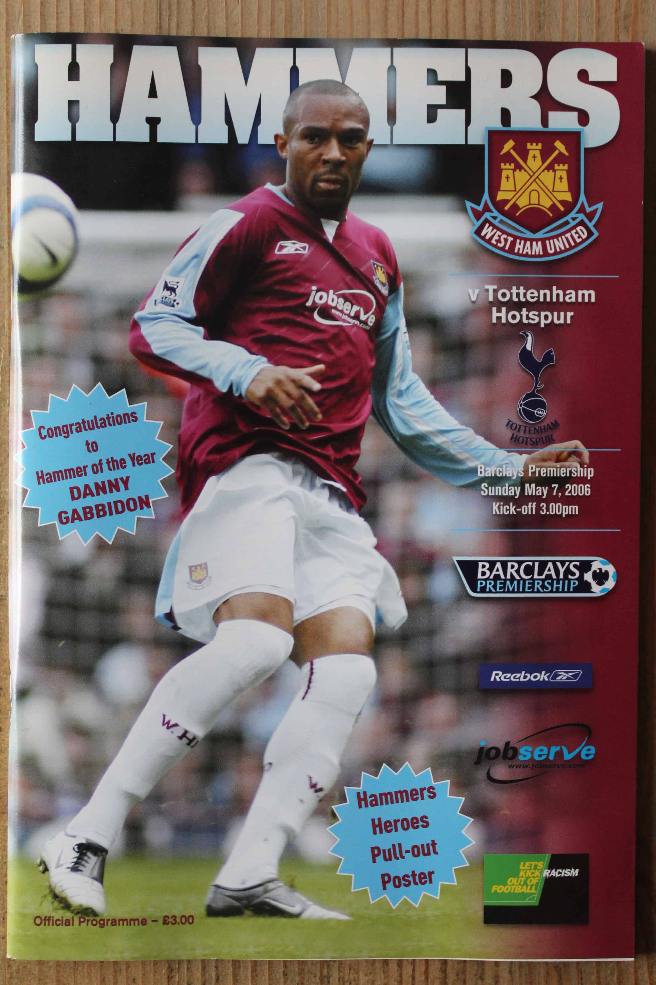 West Ham United FC v Tottenham Hotspur FC