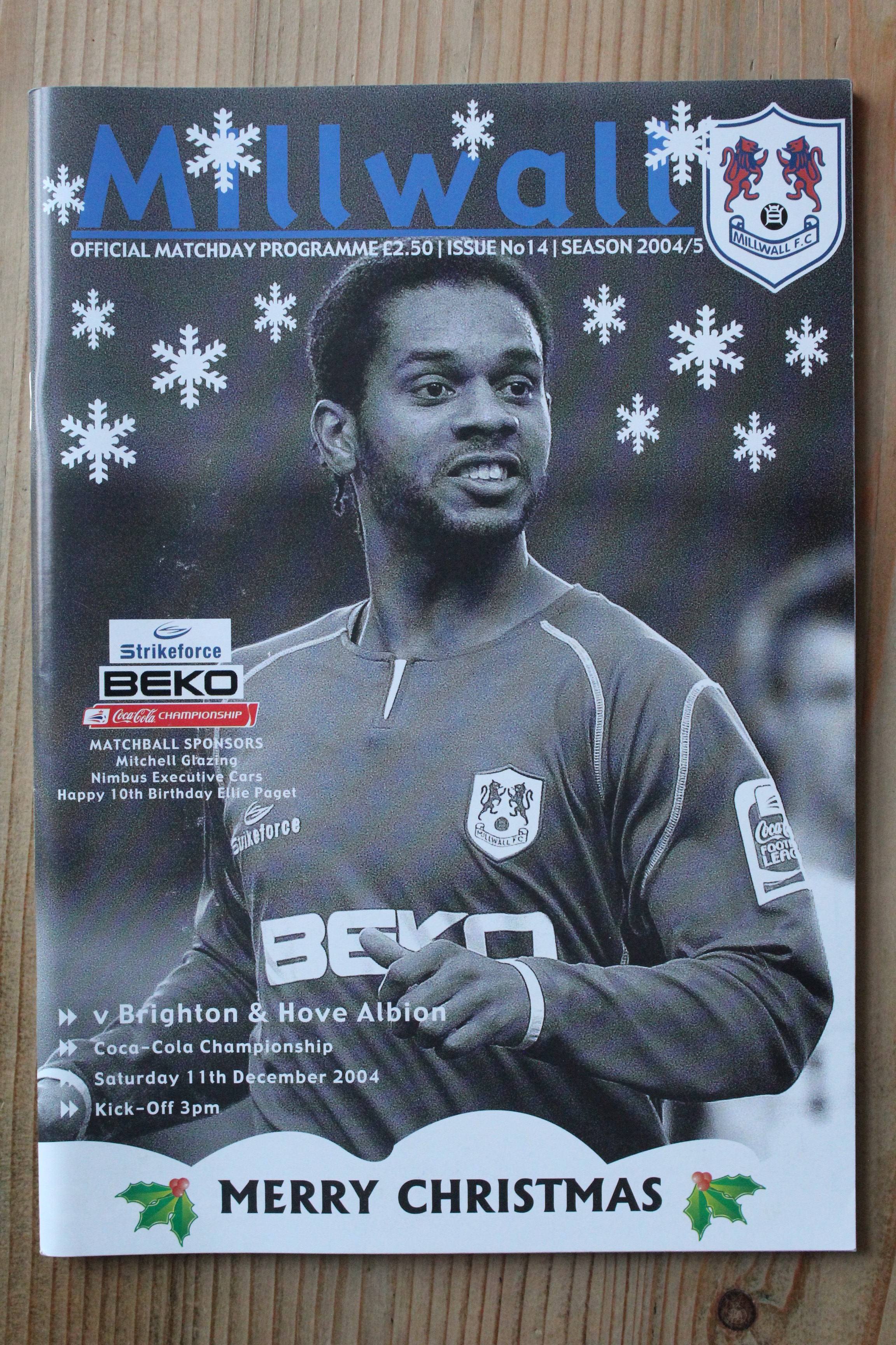 Millwall FC v Brighton & Hove Albion FC